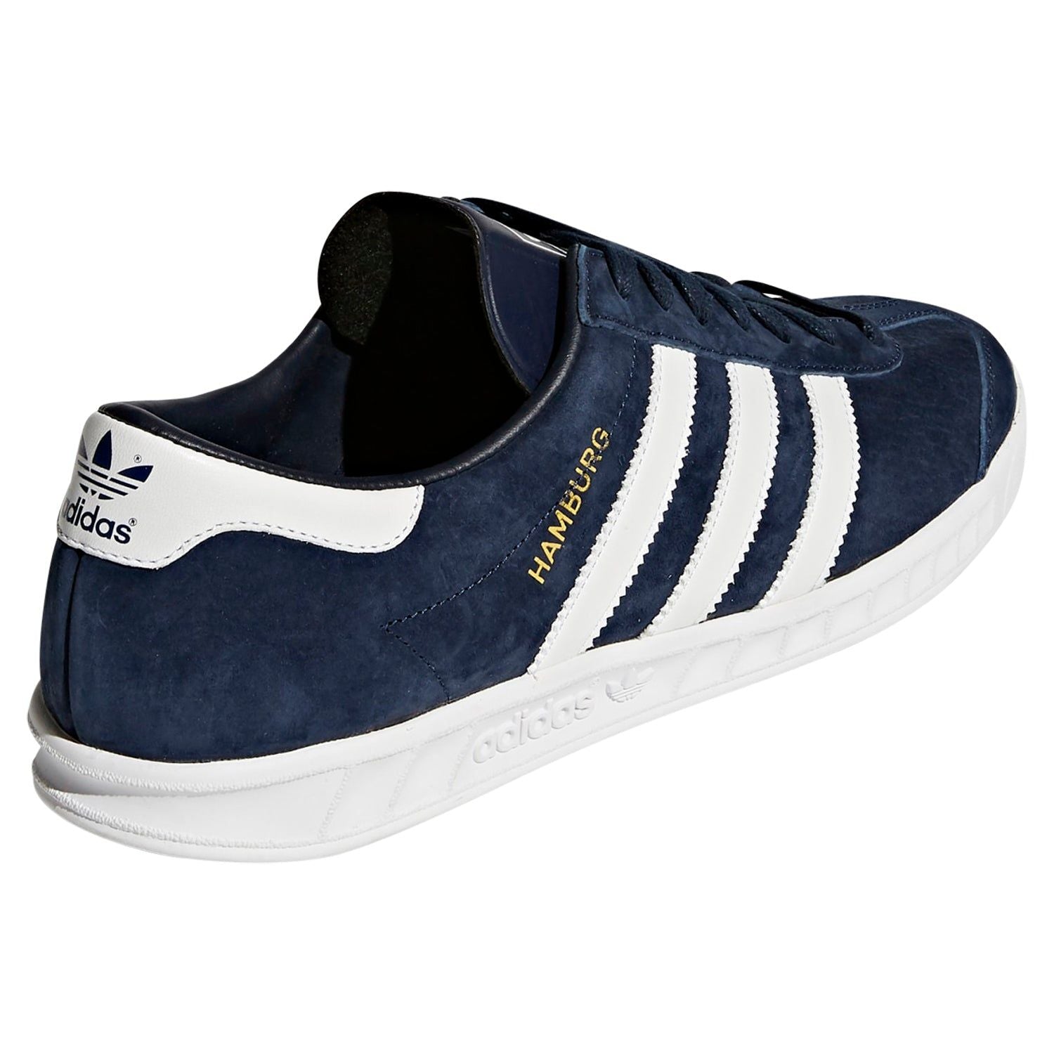 adidas Originals Hamburg Shoes - Navy / White - ViaductClothing - -