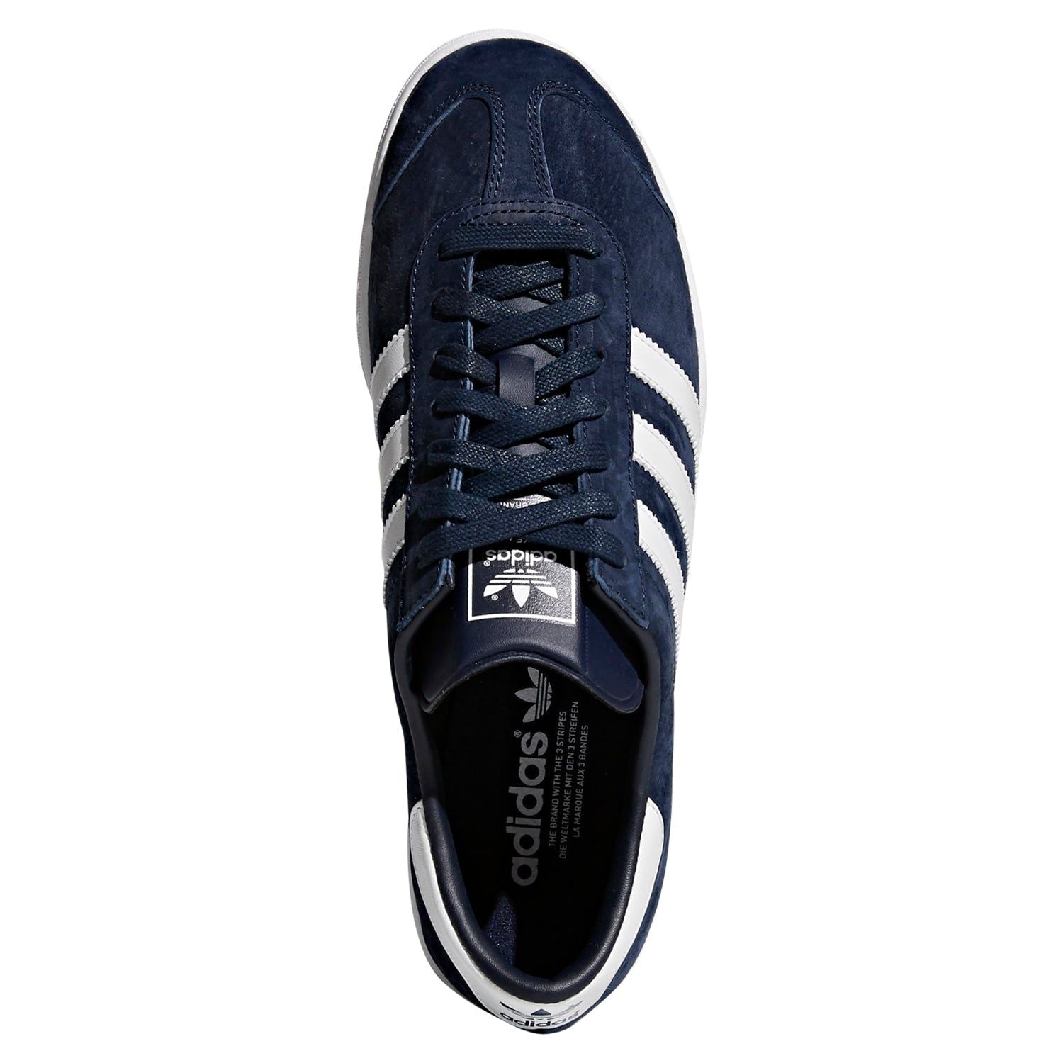 adidas Originals Hamburg Shoes - Navy / White - ViaductClothing - -