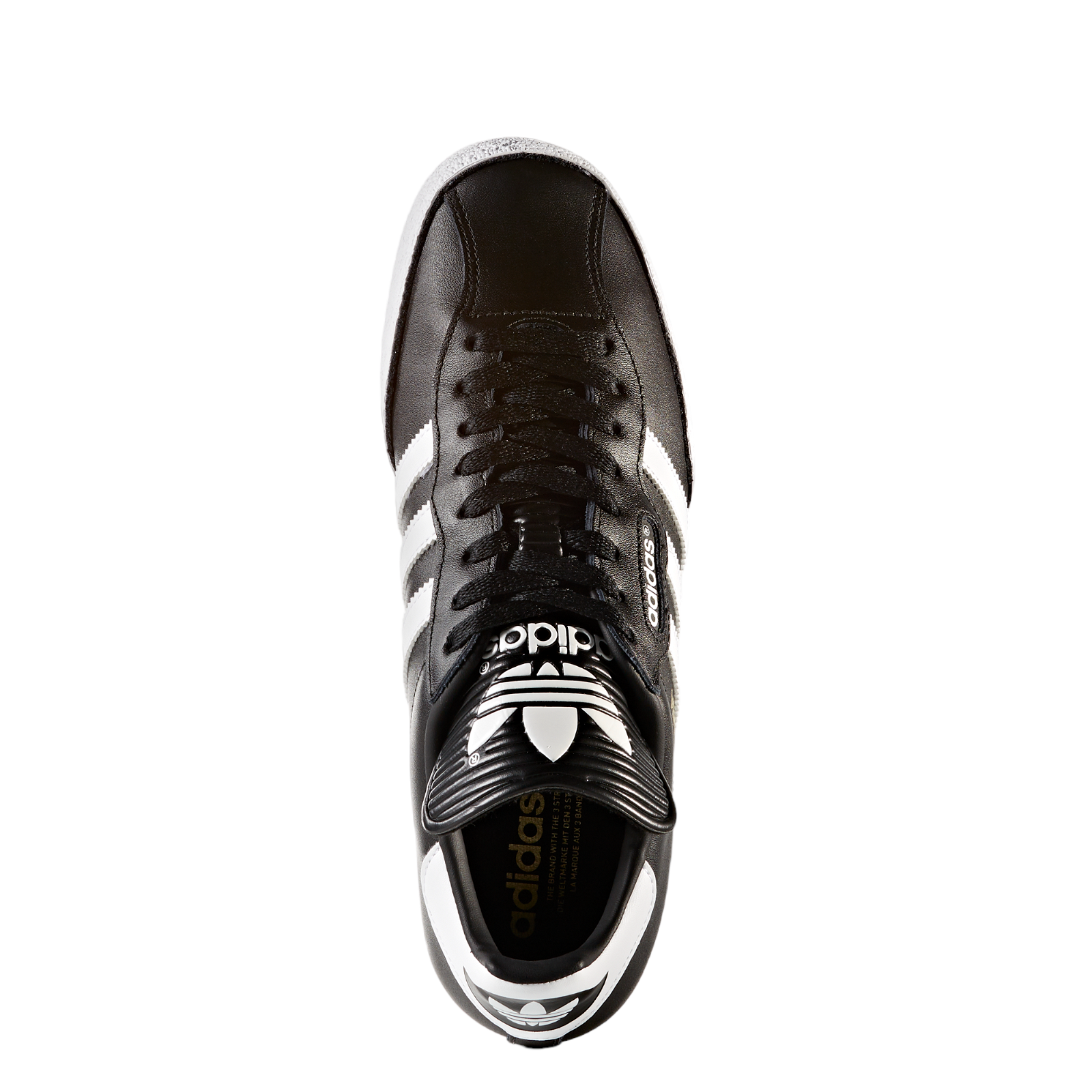adidas Originals Samba Super Leather - Black / White - ViaductClothing - -