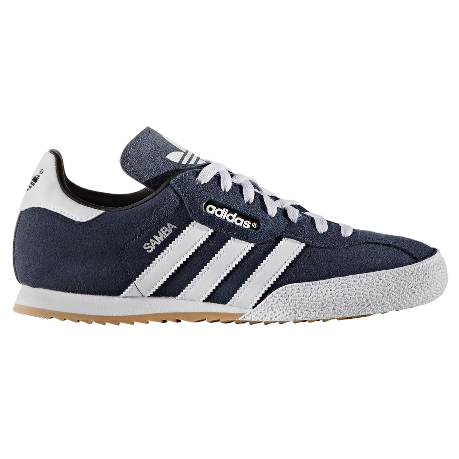 adidas Originals Samba Super Suede Trainers - Navy / White - ViaductClothing - -