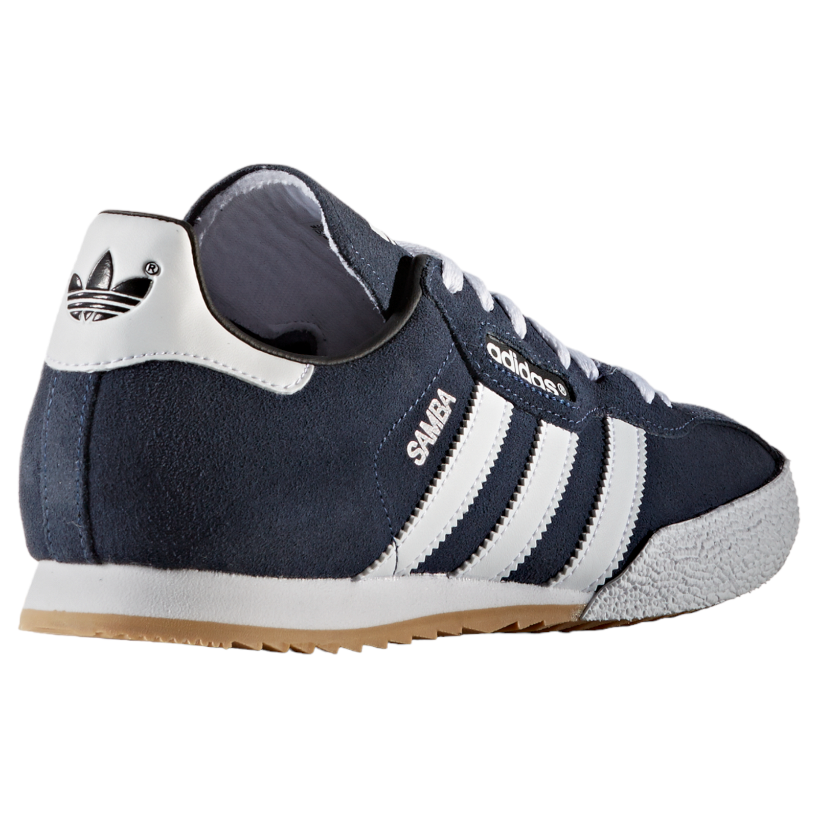 adidas Originals Samba Super Suede Trainers - Navy / White - ViaductClothing - -