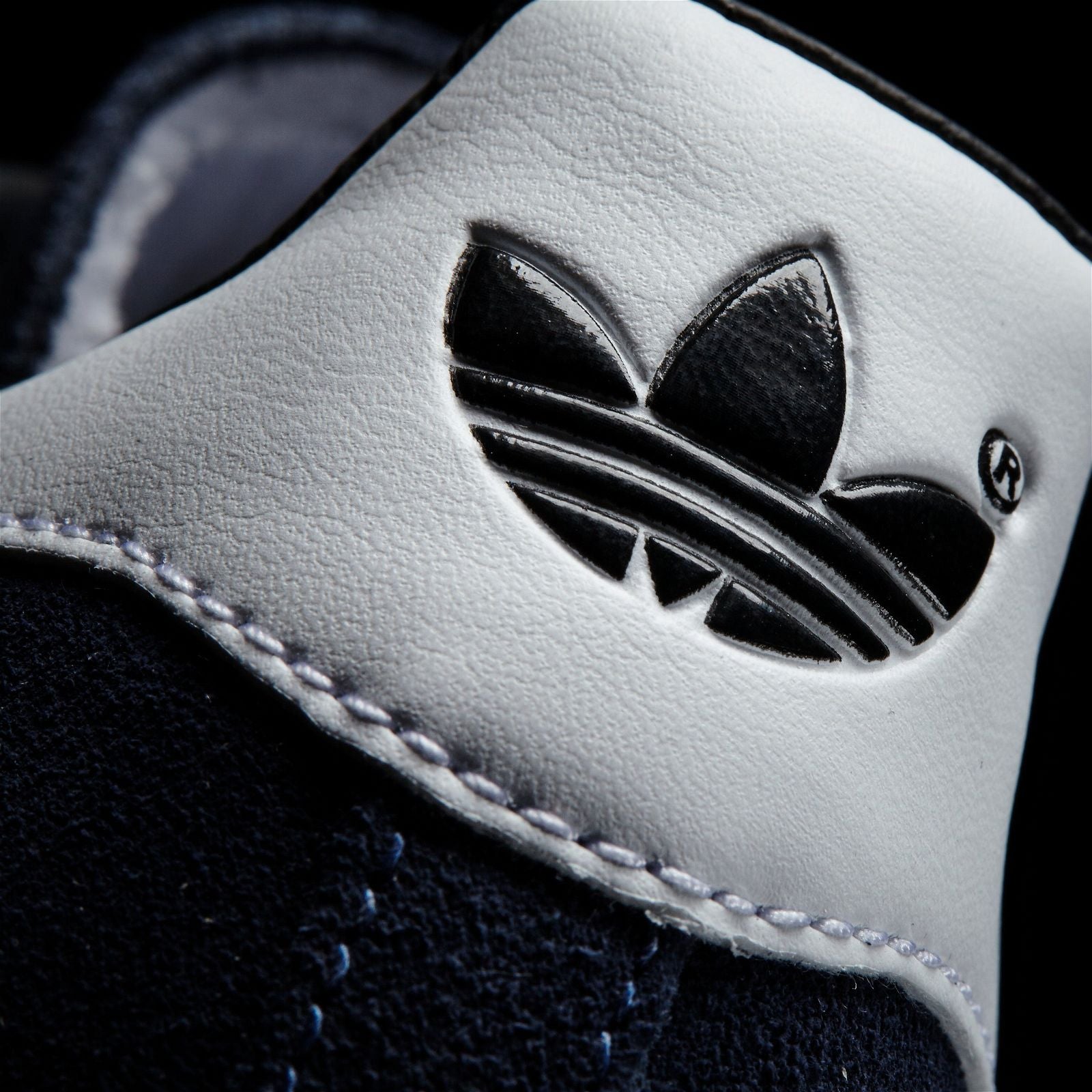 adidas Originals Samba Super Suede Trainers - Navy / White - ViaductClothing - -