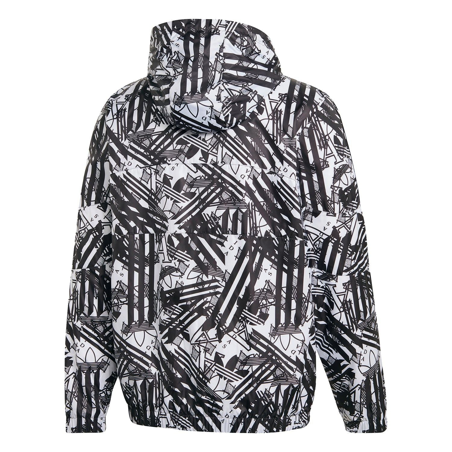 adidas Originals SPRT Windbreaker - Black / White - ViaductClothing - -