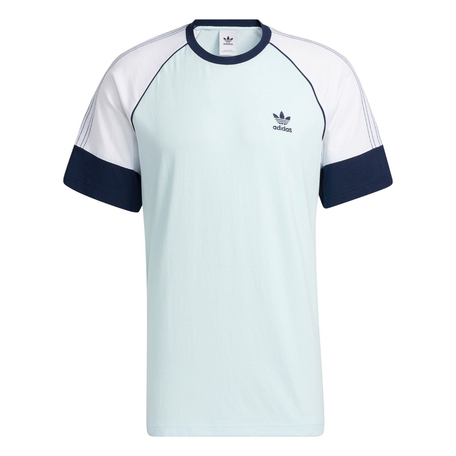 adidas Originals SST Superstar T-Shirt - Almost Blue / White - ViaductClothing - -