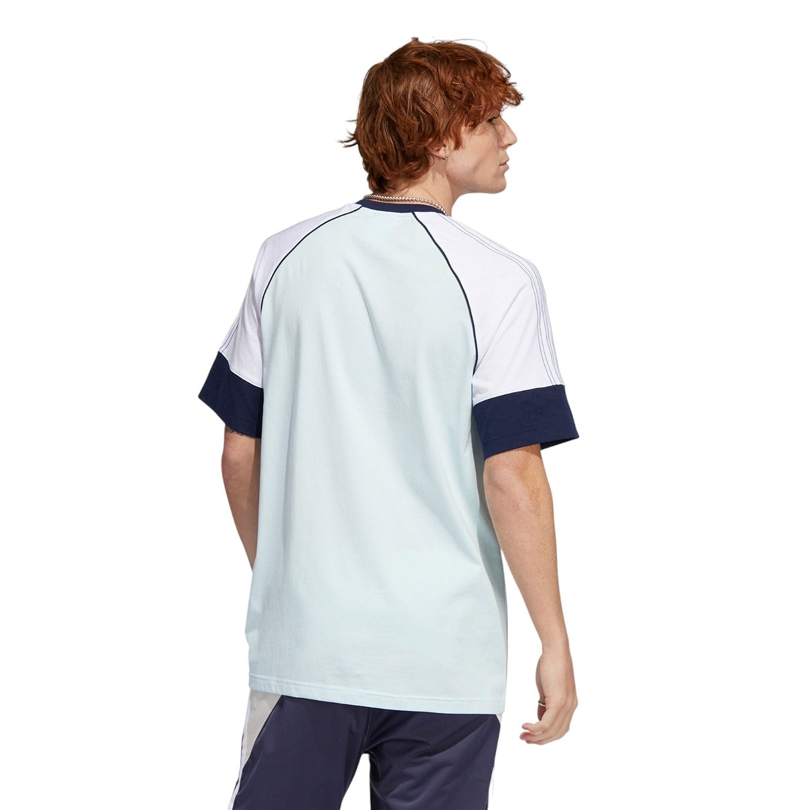 adidas Originals SST Superstar T-Shirt - Almost Blue / White - ViaductClothing - -