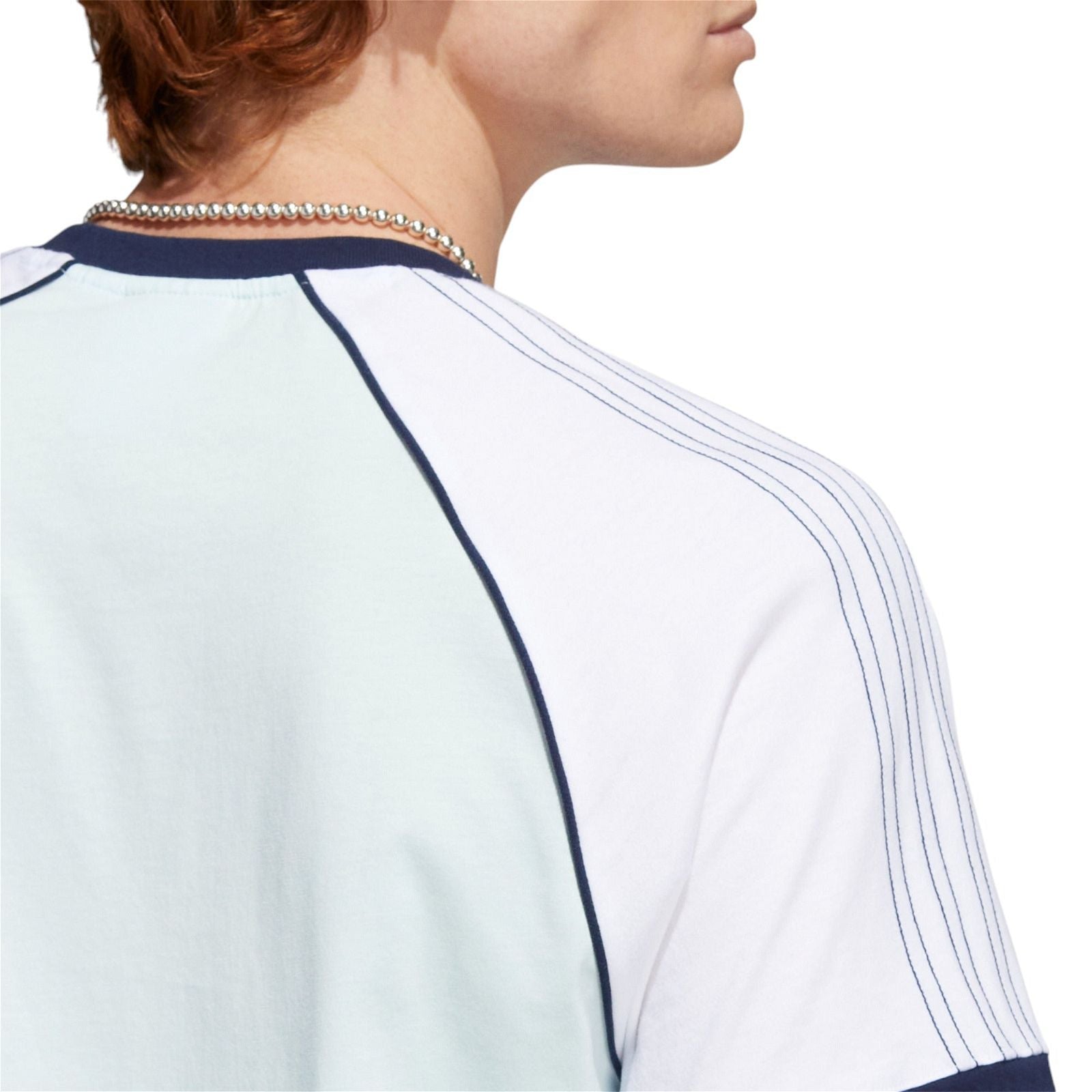adidas Originals SST Superstar T-Shirt - Almost Blue / White - ViaductClothing - -
