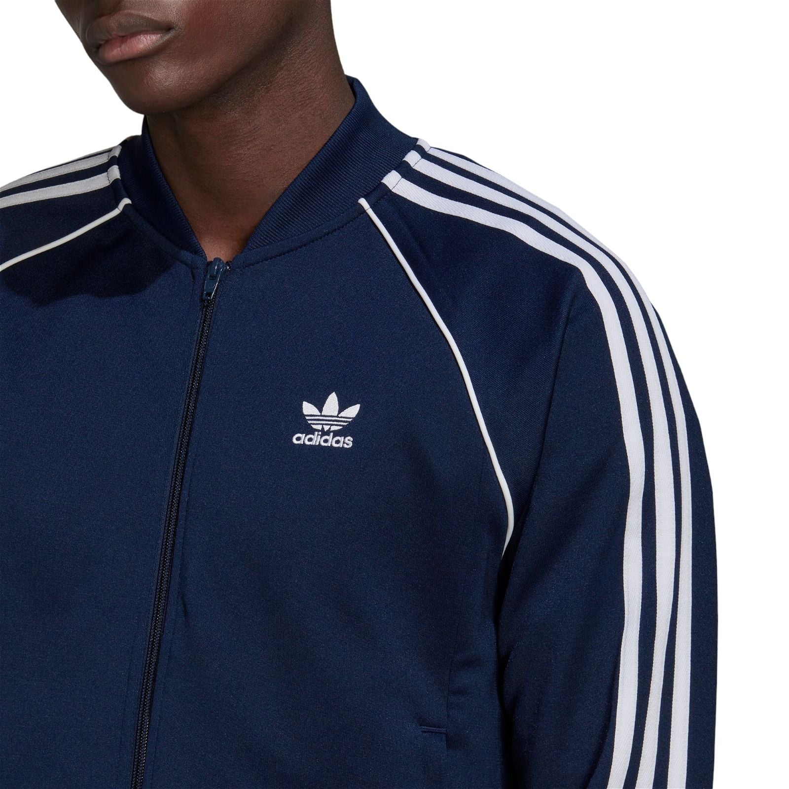 adidas Originals SST Superstar Track Top - Night Indigo / White - ViaductClothing - -