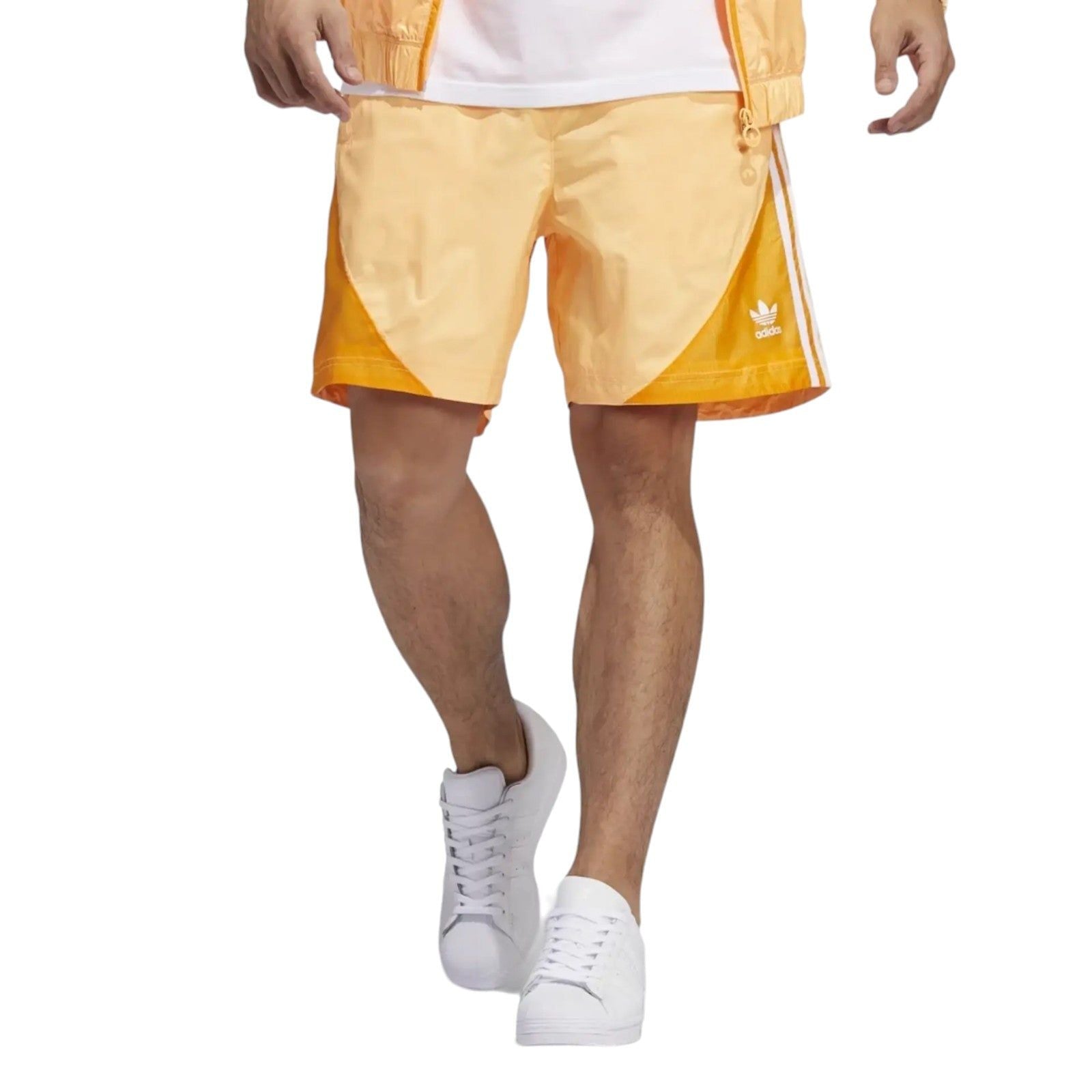 adidas Originals Summer SST Shorts - Acid Orange / White - ViaductClothing - -