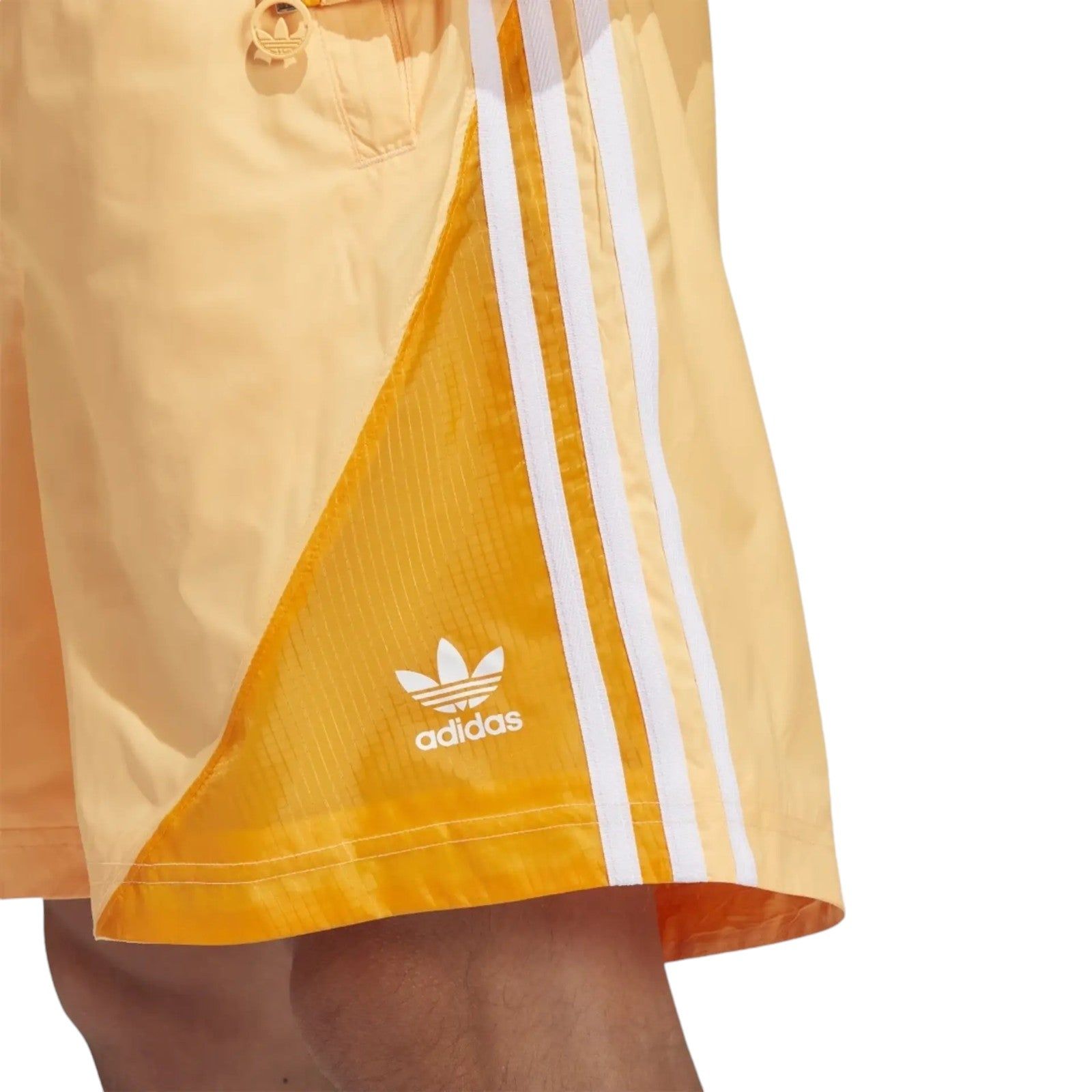 adidas Originals Summer SST Shorts - Acid Orange / White - ViaductClothing - -
