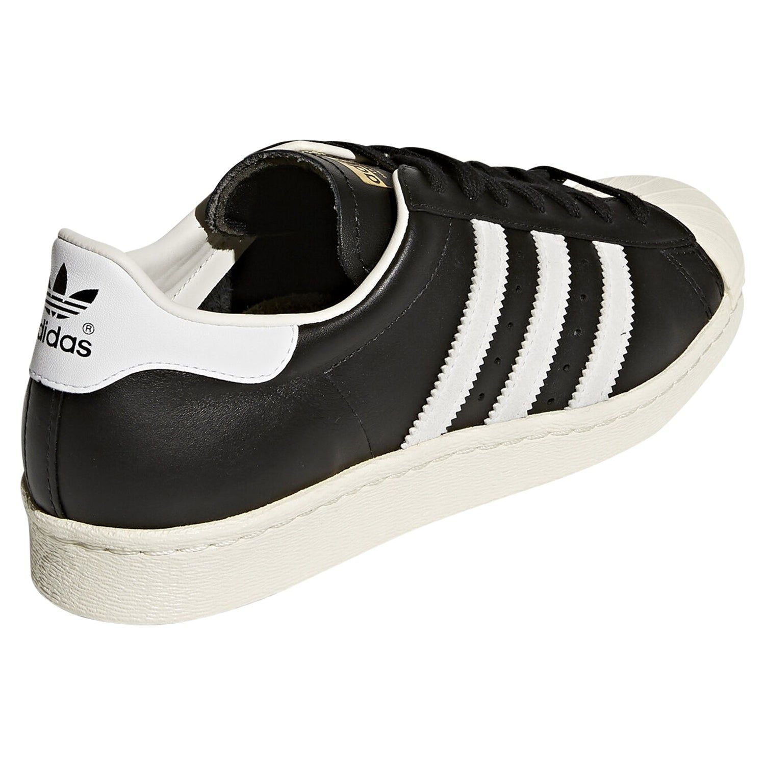 adidas Originals Superstar 80s Shoes - Black / Chalk / White - ViaductClothing - -