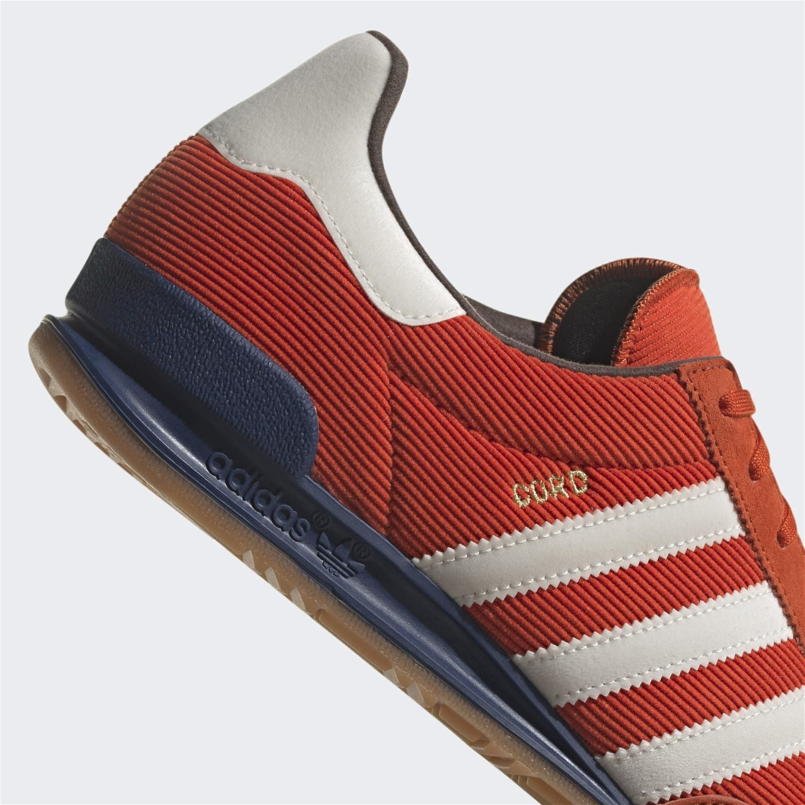 adidas Originals Unisex Cord Trainers - Orange / White - ViaductClothing - -