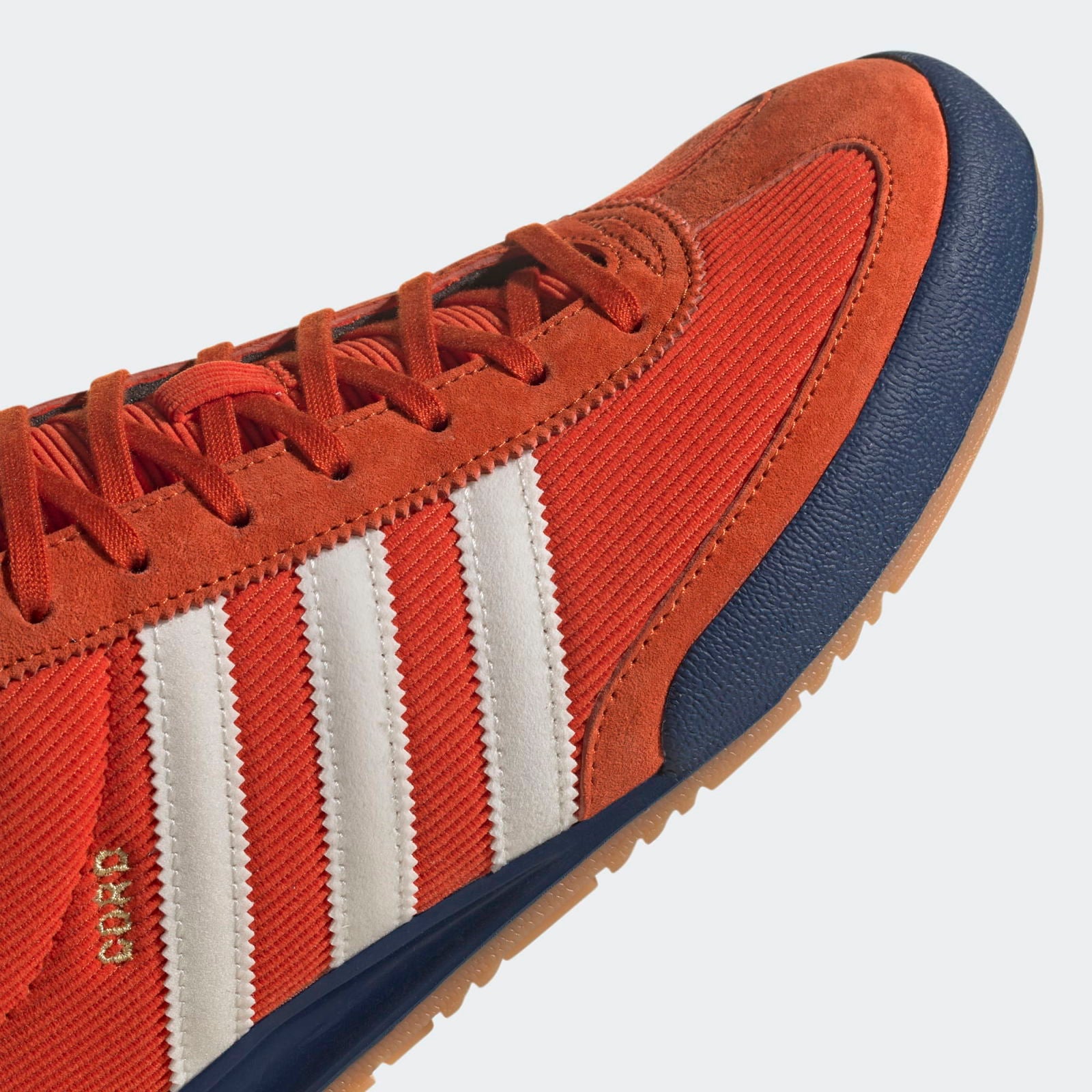 adidas Originals Unisex Cord Trainers - Orange / White - ViaductClothing - -