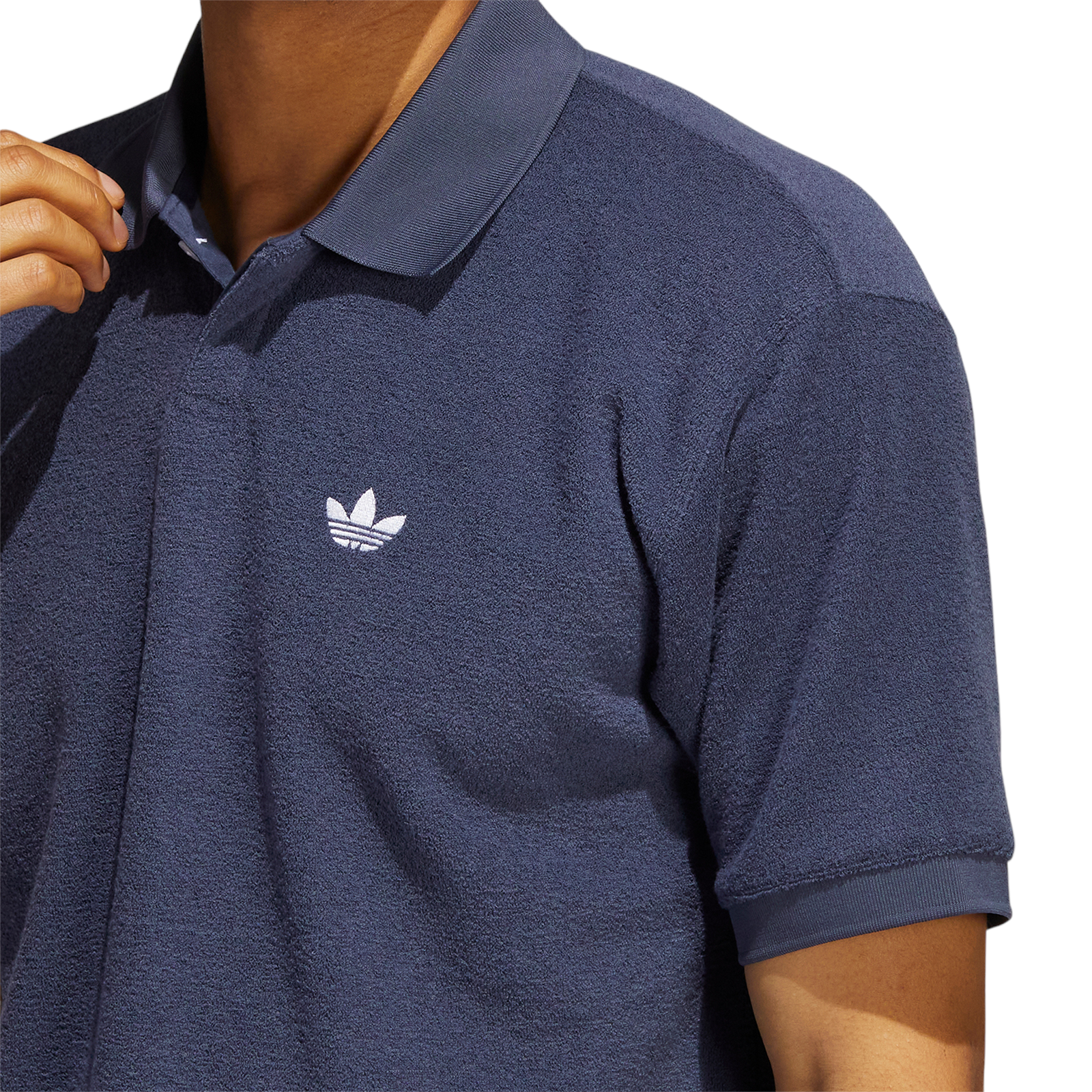 adidas Originals Unisex Tennis Polo - Navy / White - ViaductClothing - -