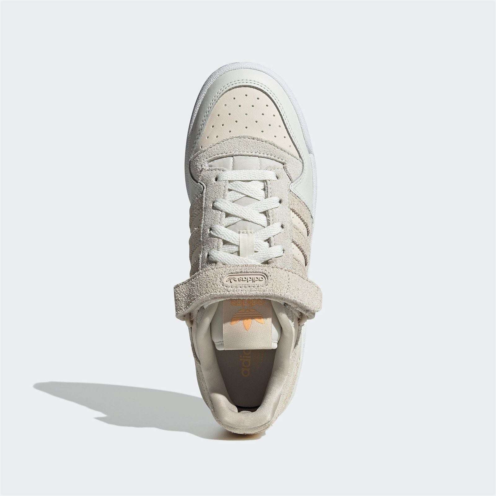 adidas Originals Womens Forum Low Shoes - Beige/White - ViaductClothing - -