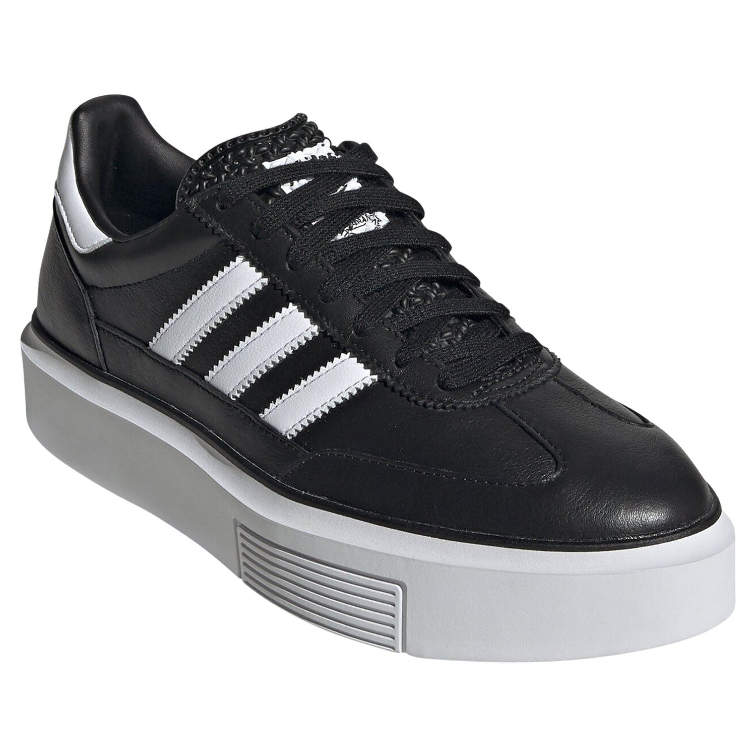 adidas Originals Womens Sleek Super 72 Shoes - Black/White - ViaductClothing - -
