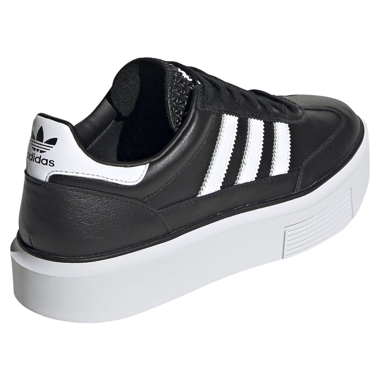 adidas Originals Womens Sleek Super 72 Shoes - Black/White - ViaductClothing - -