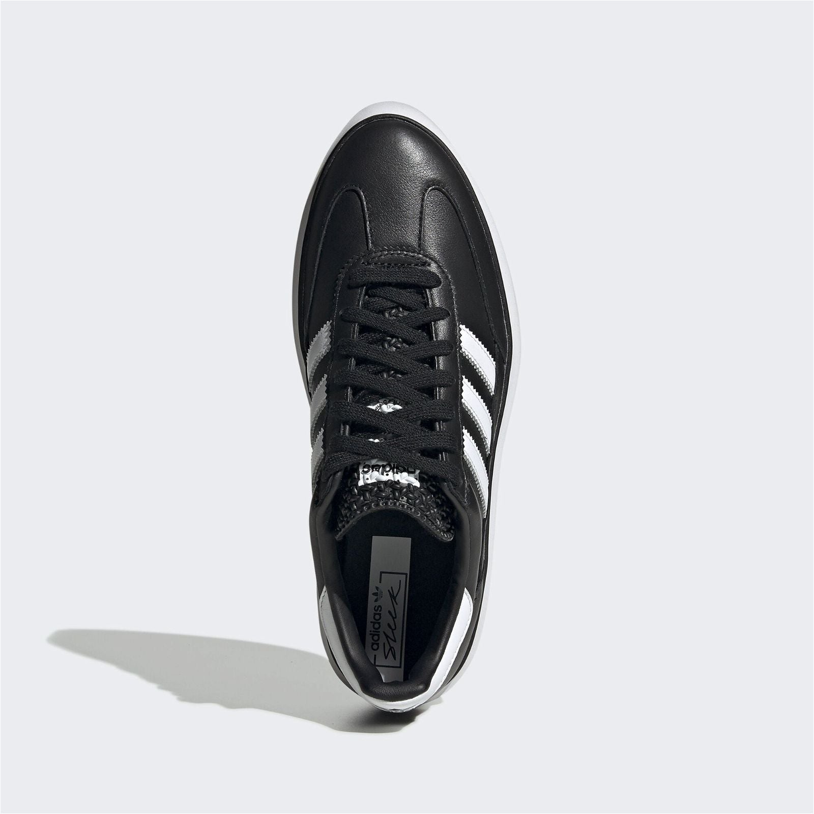 adidas Originals Womens Sleek Super 72 Shoes - Black/White - ViaductClothing - -
