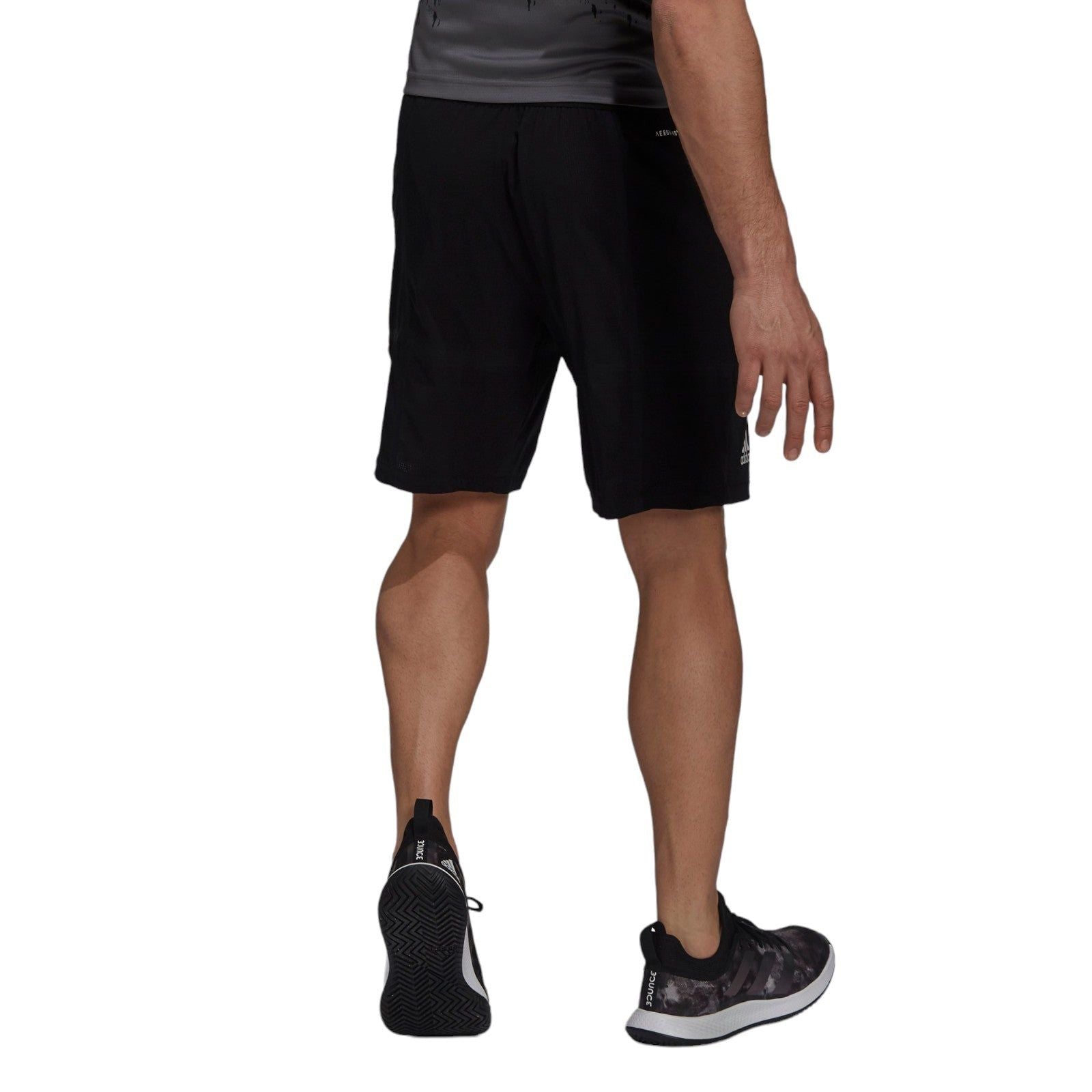 adidas Tennis Ergo 7-Inch Shorts - Black / White - ViaductClothing - -