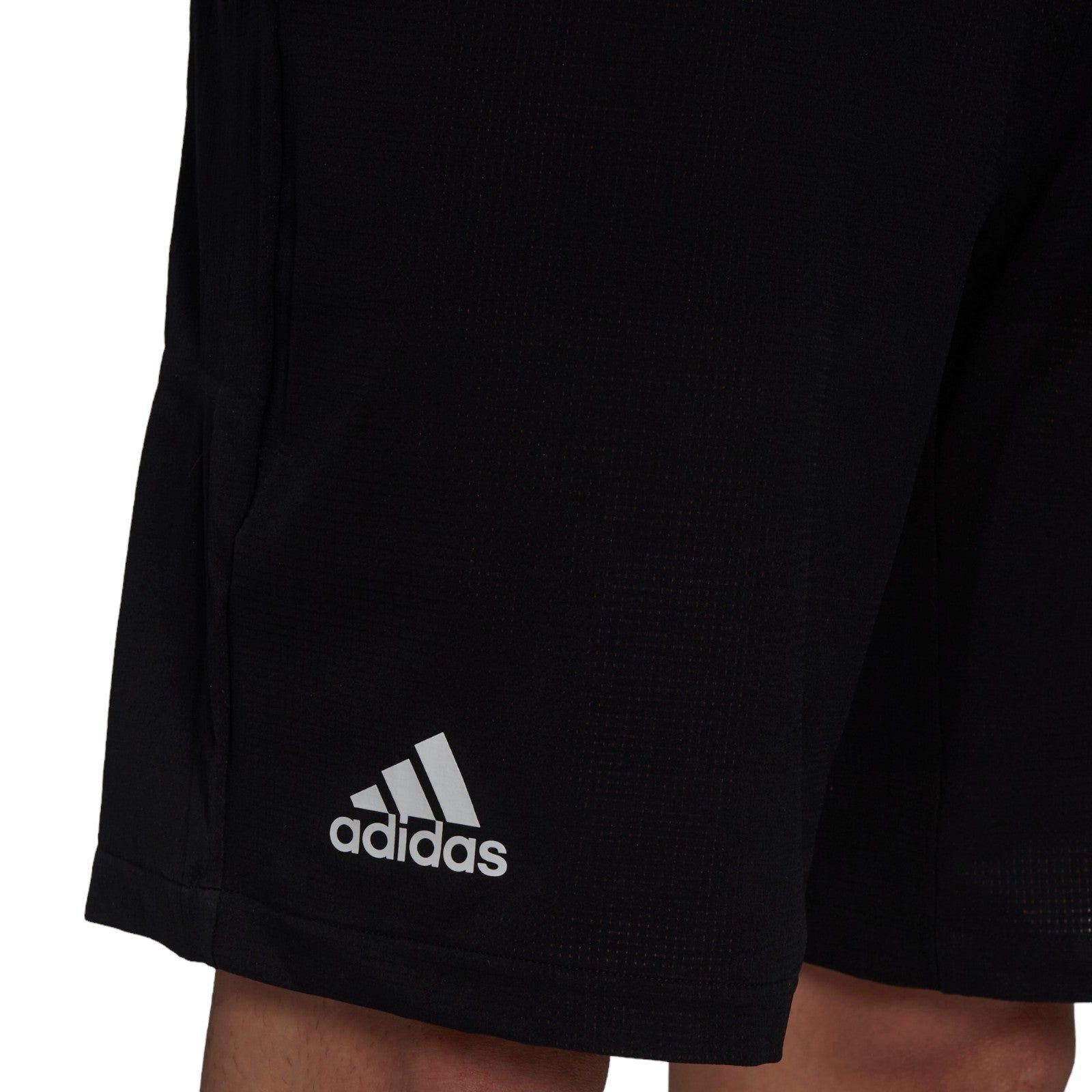 adidas Tennis Ergo 7-Inch Shorts - Black / White - ViaductClothing - -