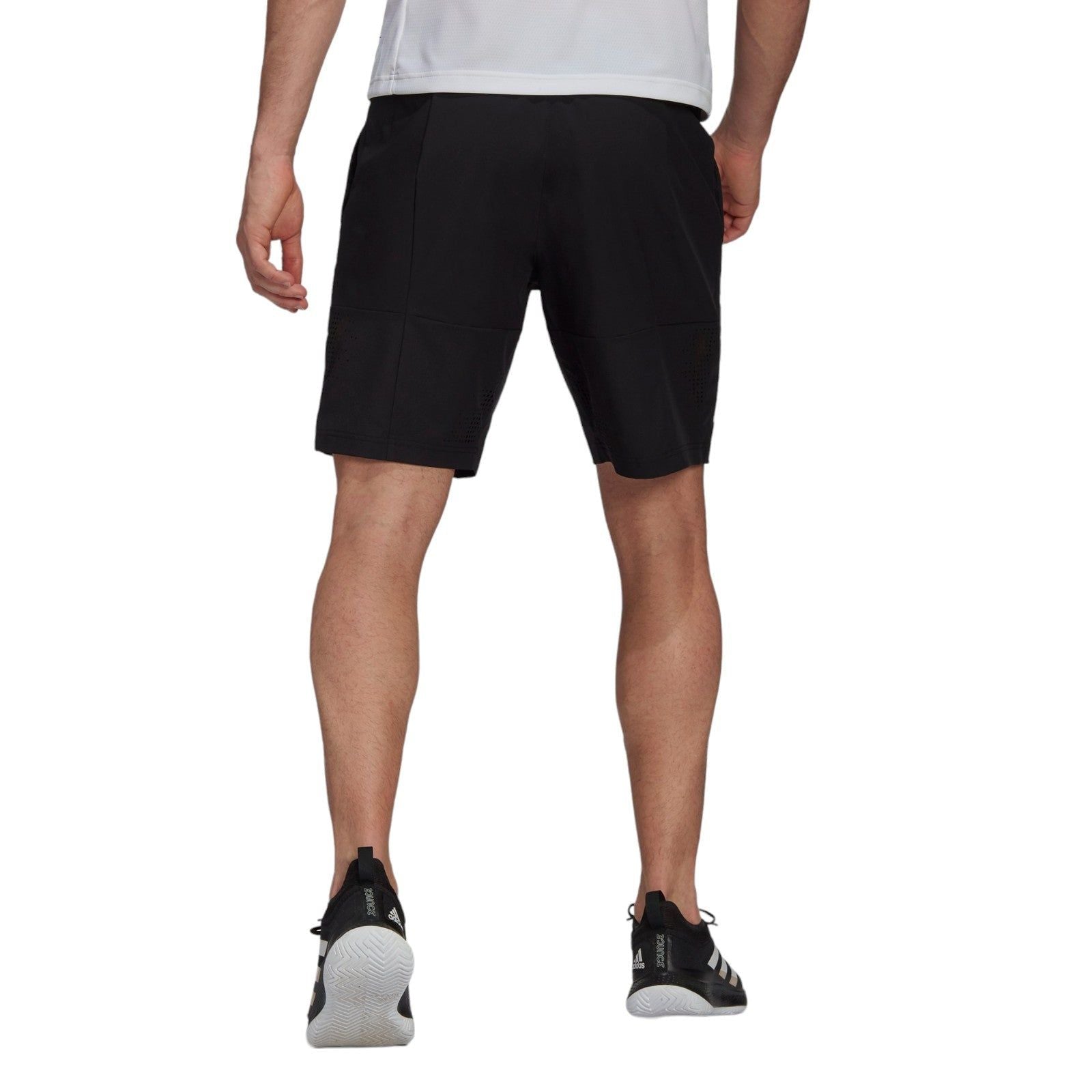 adidas Tennis Parley Ergo Shorts - Black / White - ViaductClothing - -