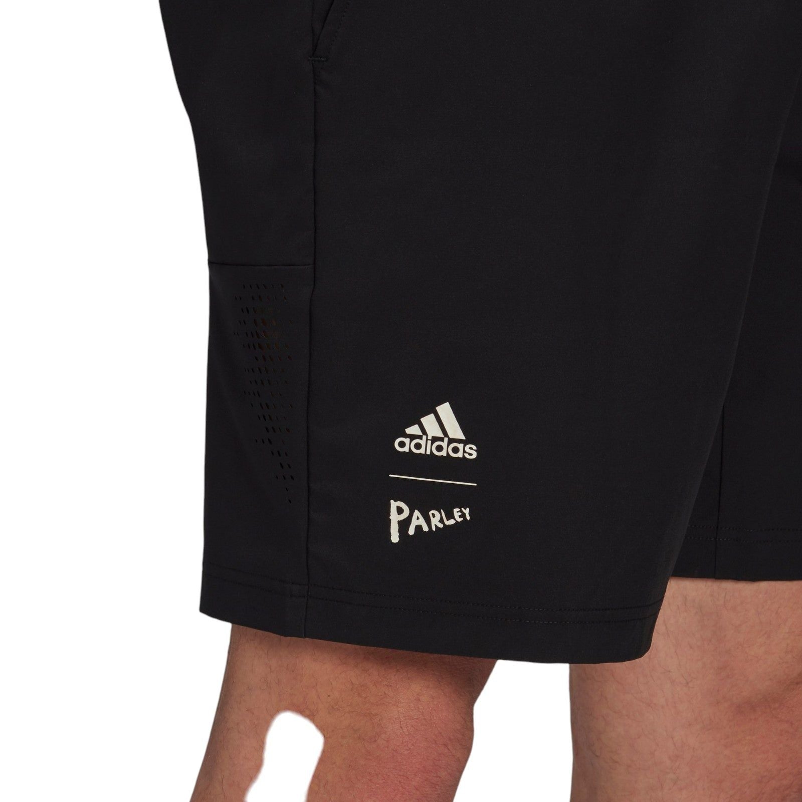 adidas Tennis Parley Ergo Shorts - Black / White - ViaductClothing - -