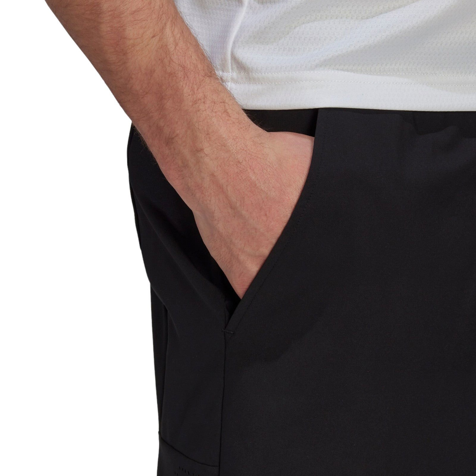 adidas Tennis Parley Ergo Shorts - Black / White - ViaductClothing - -