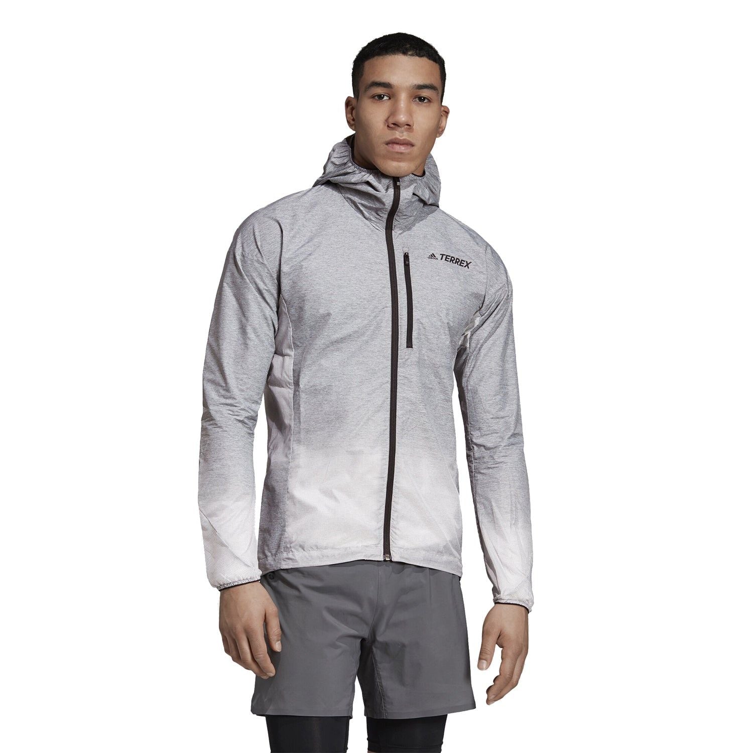 adidas Terrex Agravic Windweave Jacket - Grey Four / White - ViaductClothing - -