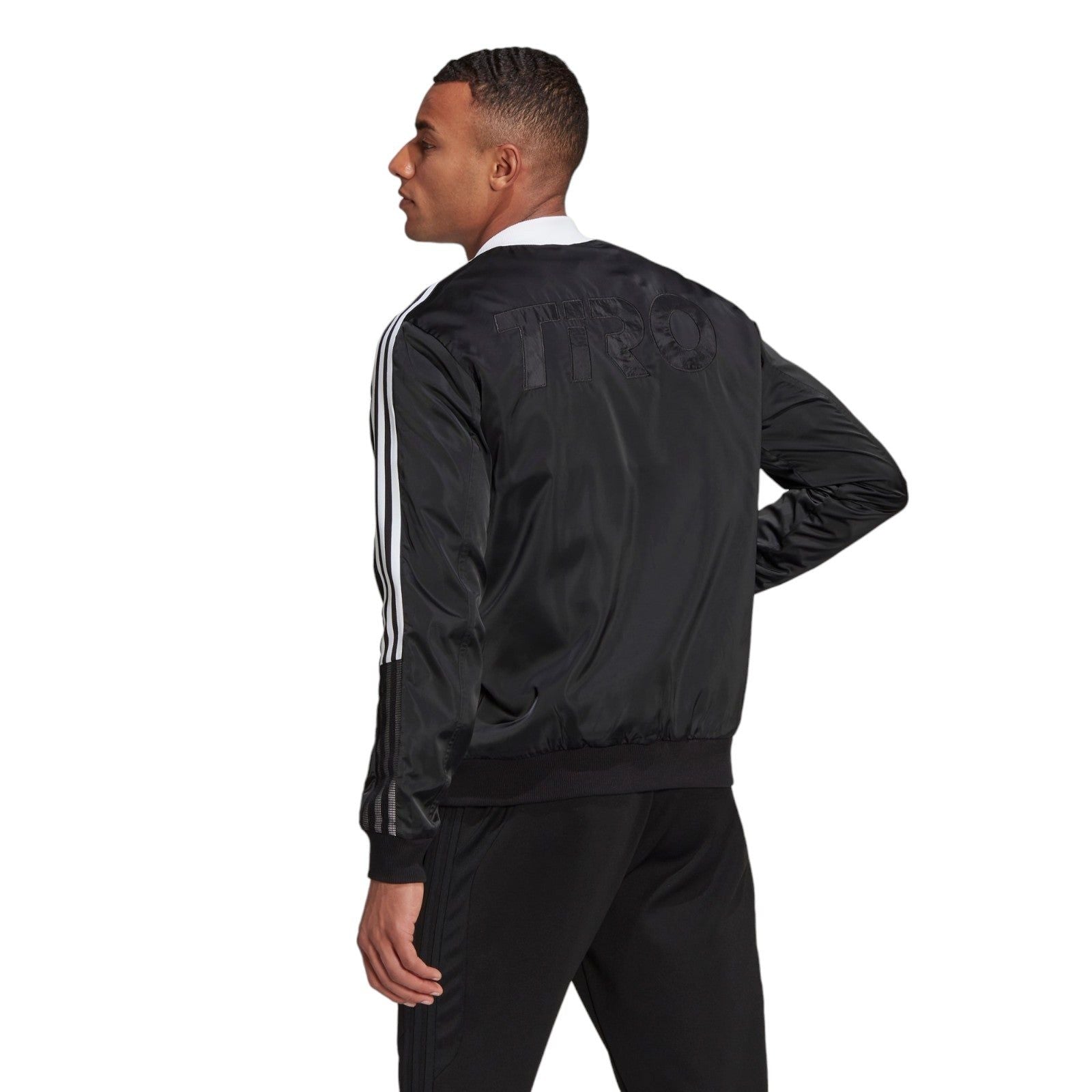 adidas Tiro Bomber Jacket - Black / White - ViaductClothing - -