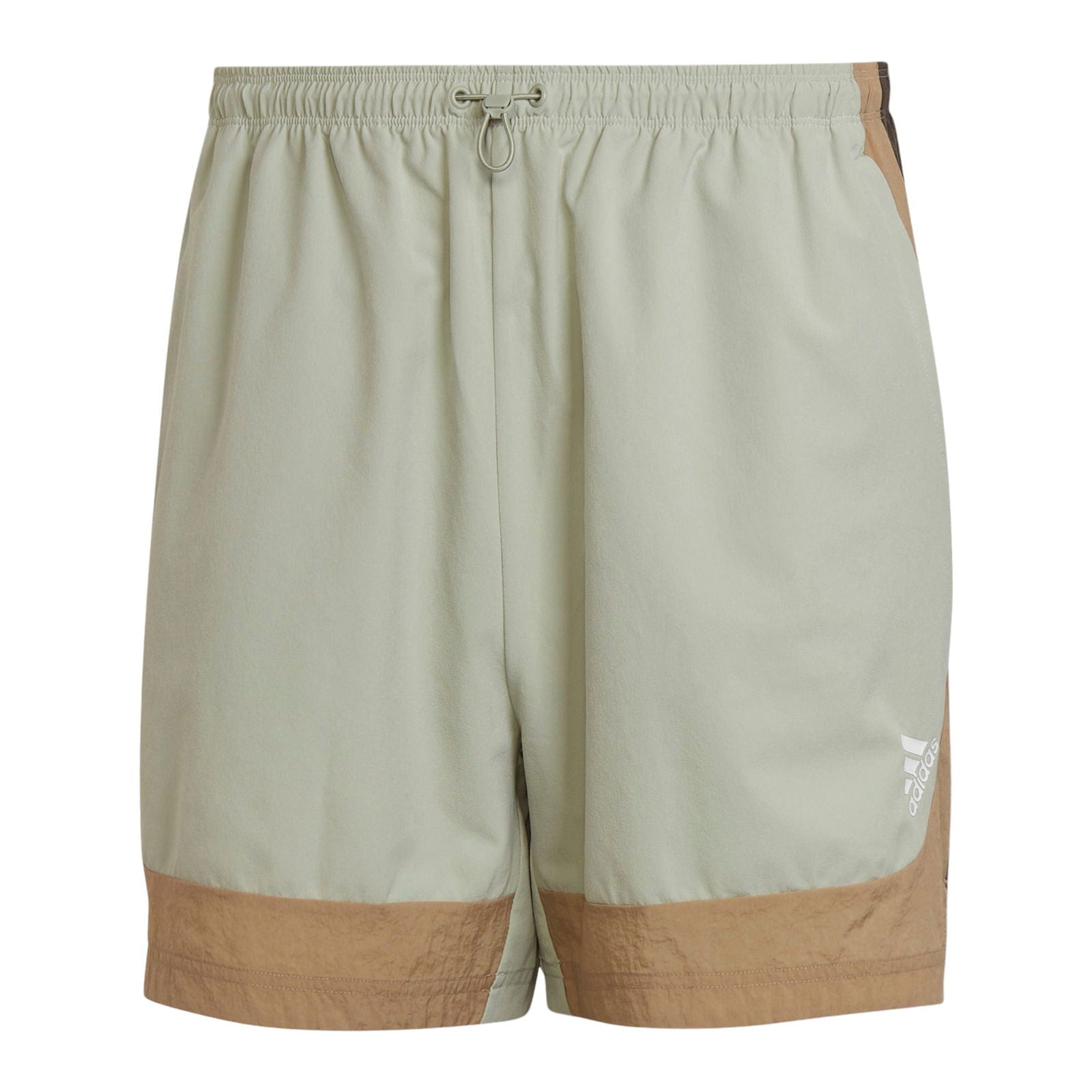 adidas Training Shorts AEROREADY Retro Vibes - Halo Green / Hemp / White - ViaductClothing - -
