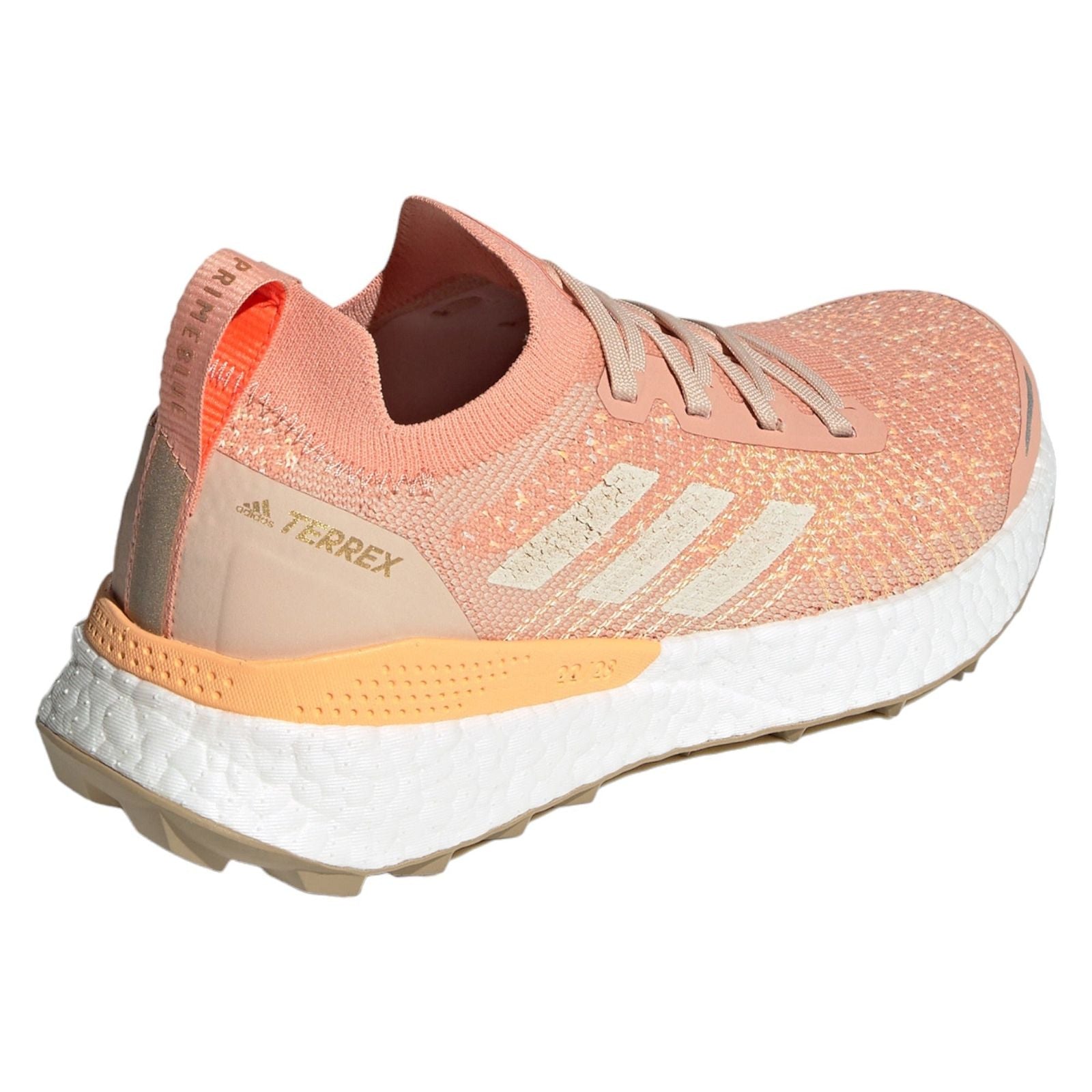 adidas Womens Terrex Two Ultra Primeblue Trail Running Shoes - Ambient Blush / White - ViaductClothing - -