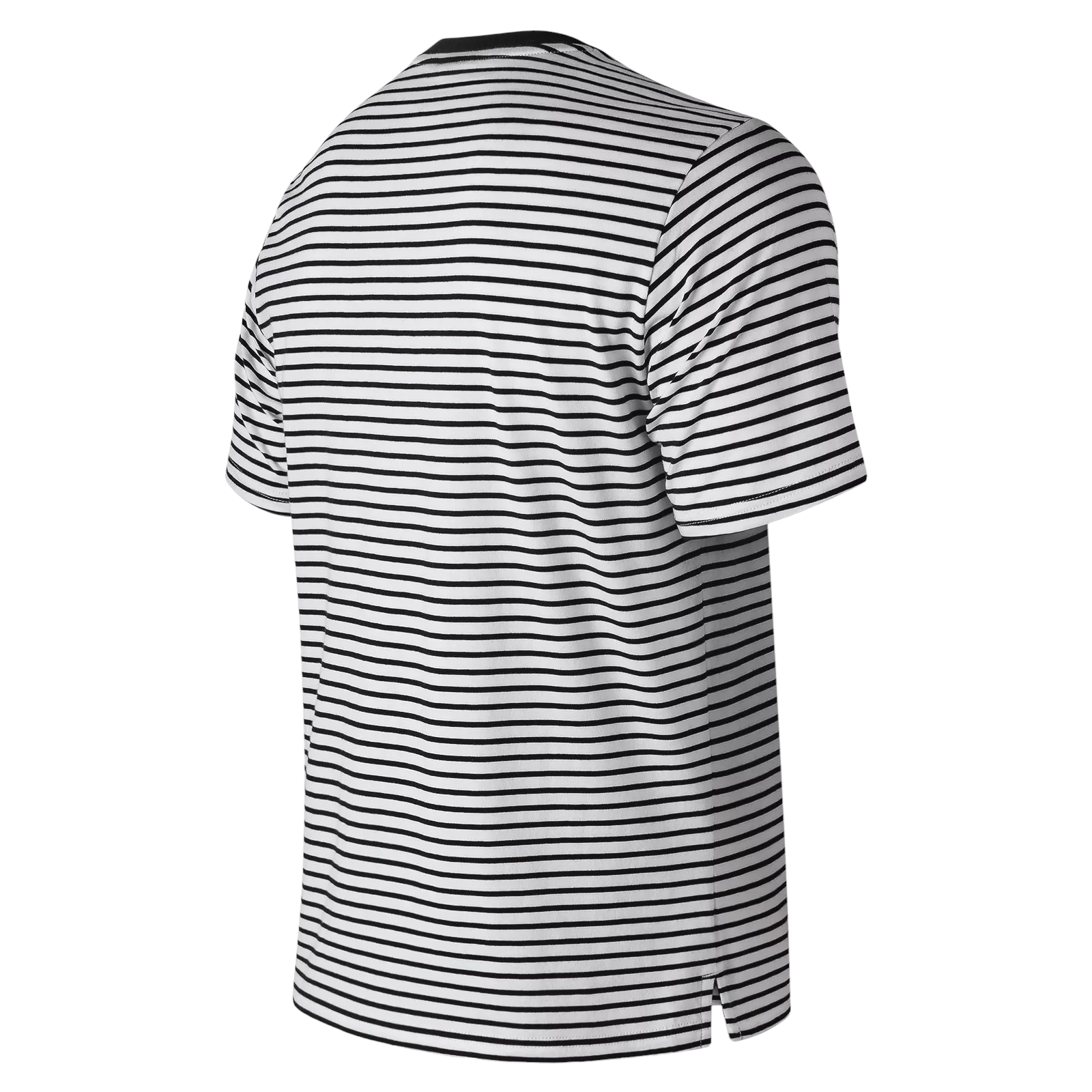 New Balance Athletics Striped Tee - Black / White - ViaductClothing - -