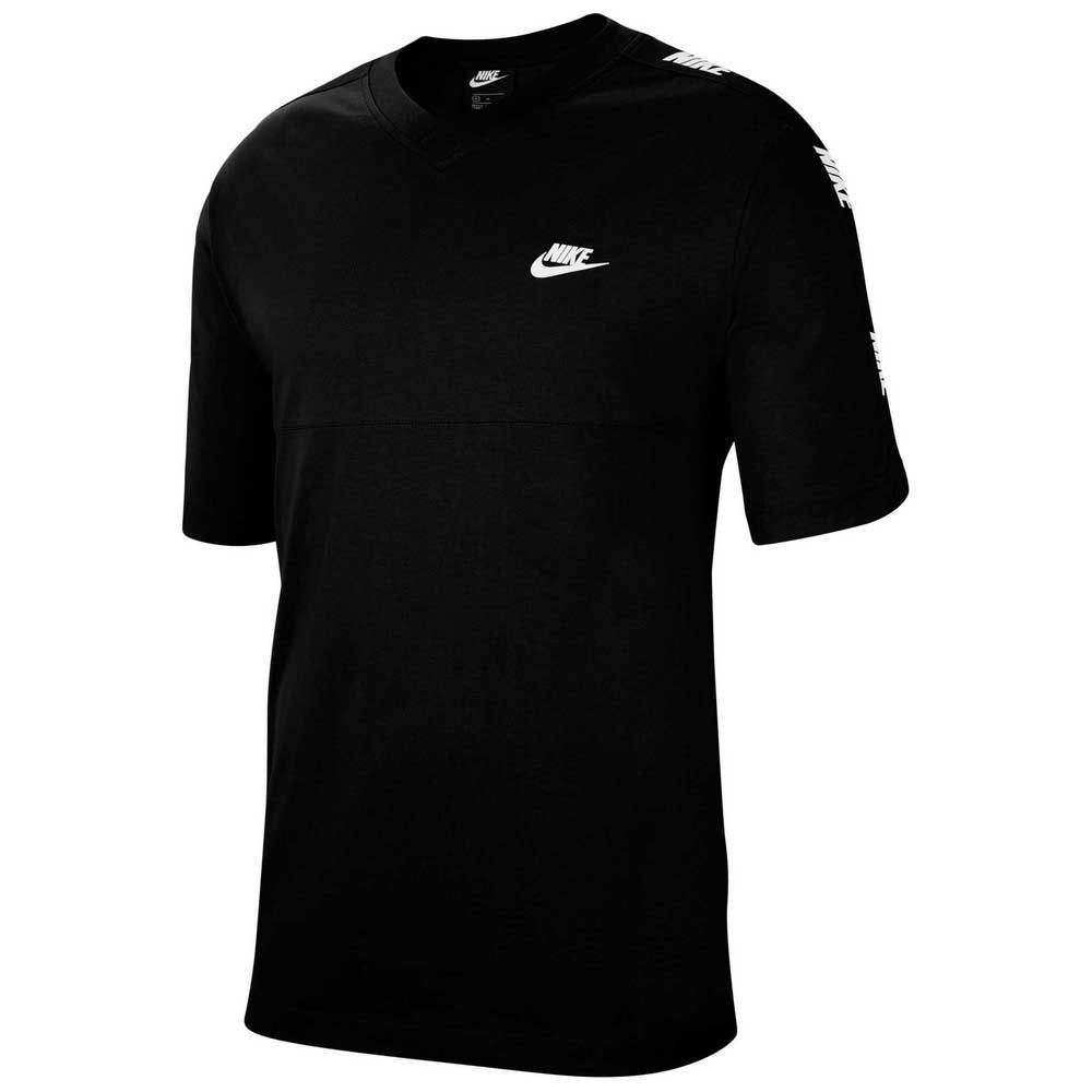 Nike NSW Hybrid T-Shirt - Black/White - ViaductClothing - -