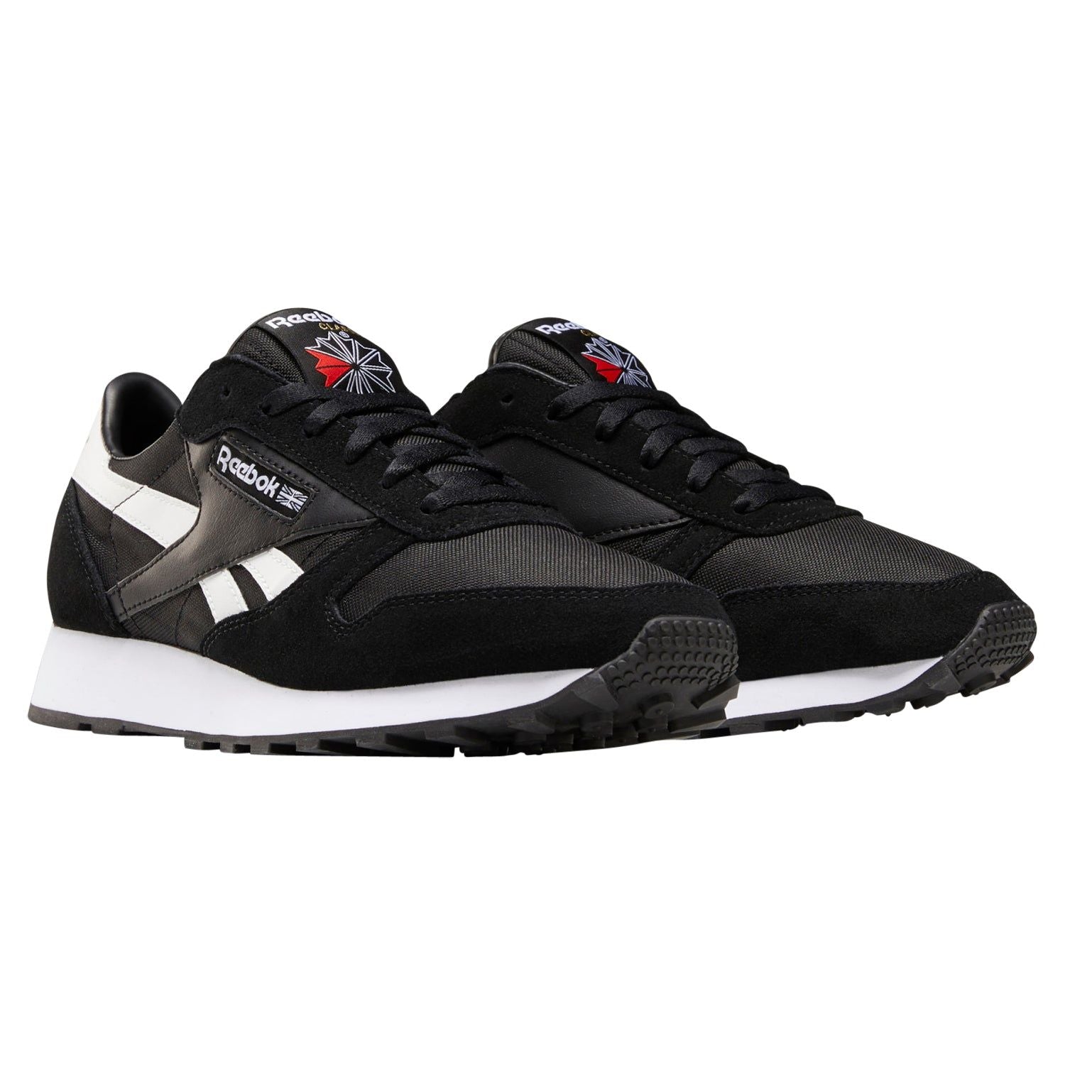 Reebok Classic Leather AZ Shoes - Black/White - ViaductClothing - -