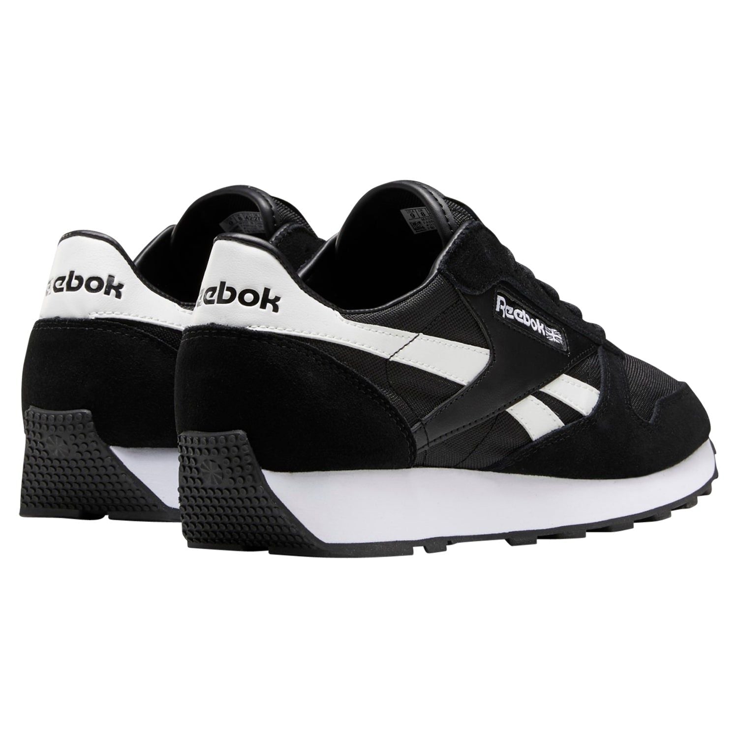 Reebok Classic Leather AZ Shoes - Black/White - ViaductClothing - -