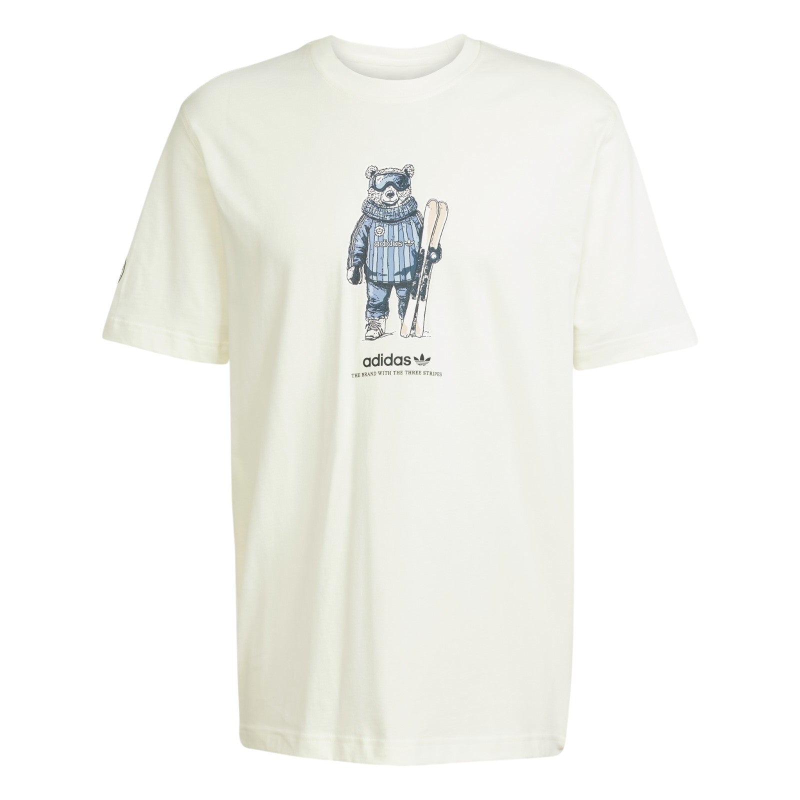 adidas Originals Men's Winter Sports Ski Bear Graphic T-Shirt - White
