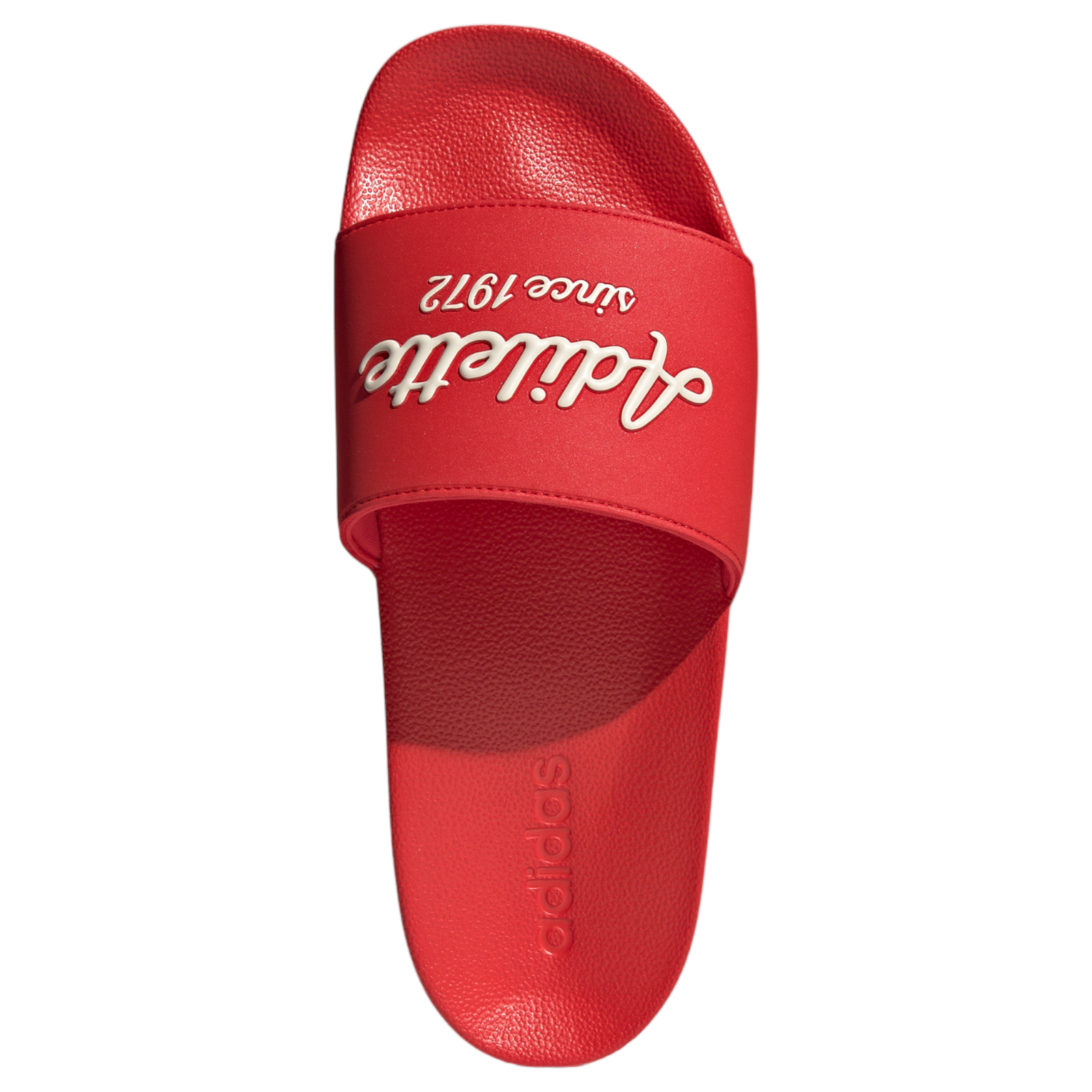 adidas Adilette Shower Slides - Vivid Red / Wonder White - ViaductClothing - -