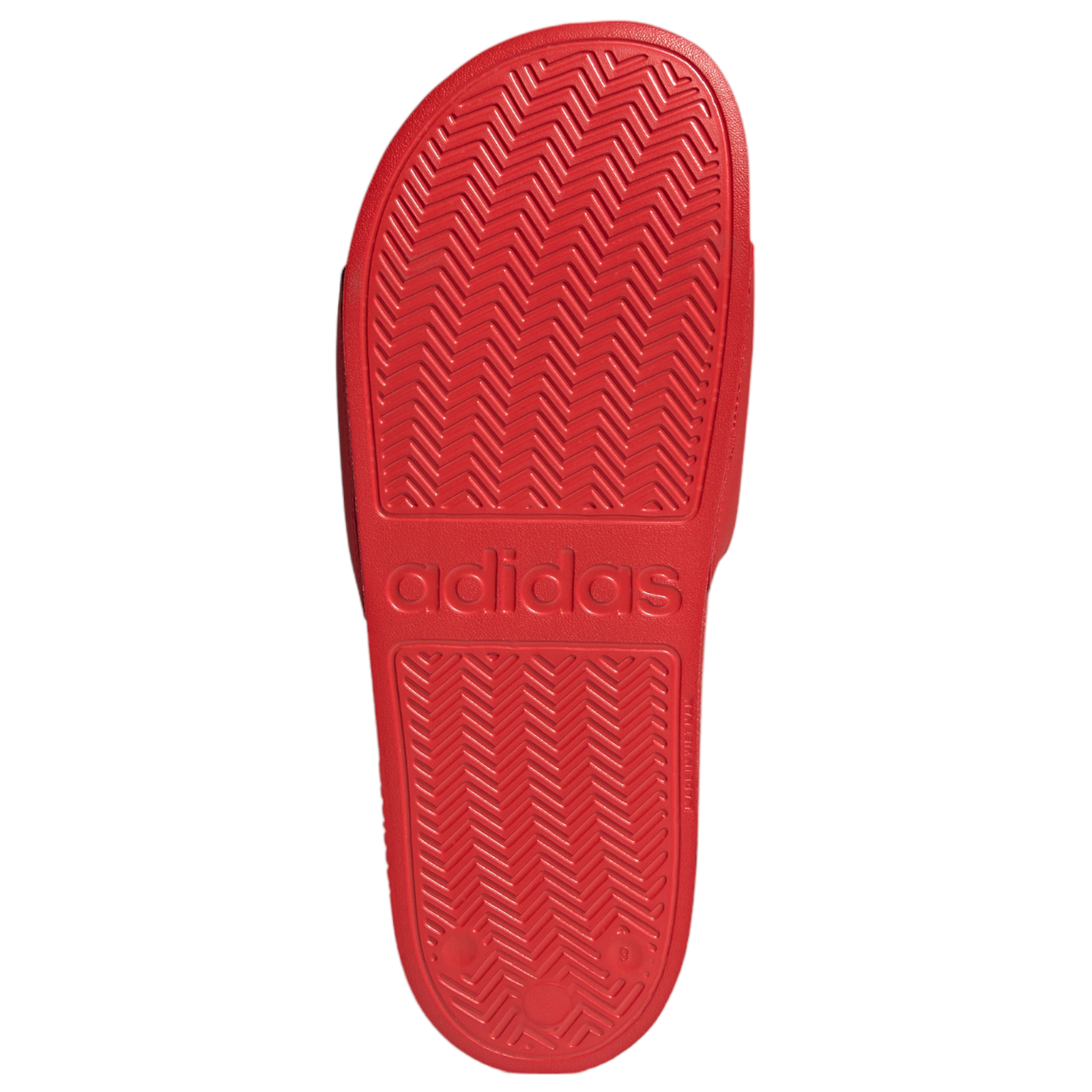 adidas Adilette Shower Slides - Vivid Red / Wonder White - ViaductClothing - -