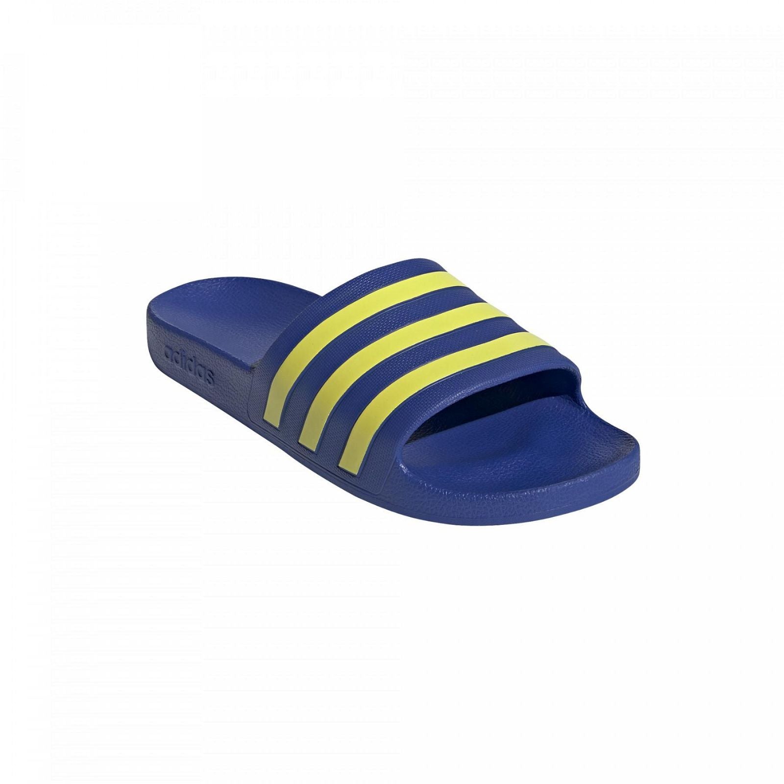adidas Adilette Aqua Slides - Blue/Yellow - ViaductClothing - -