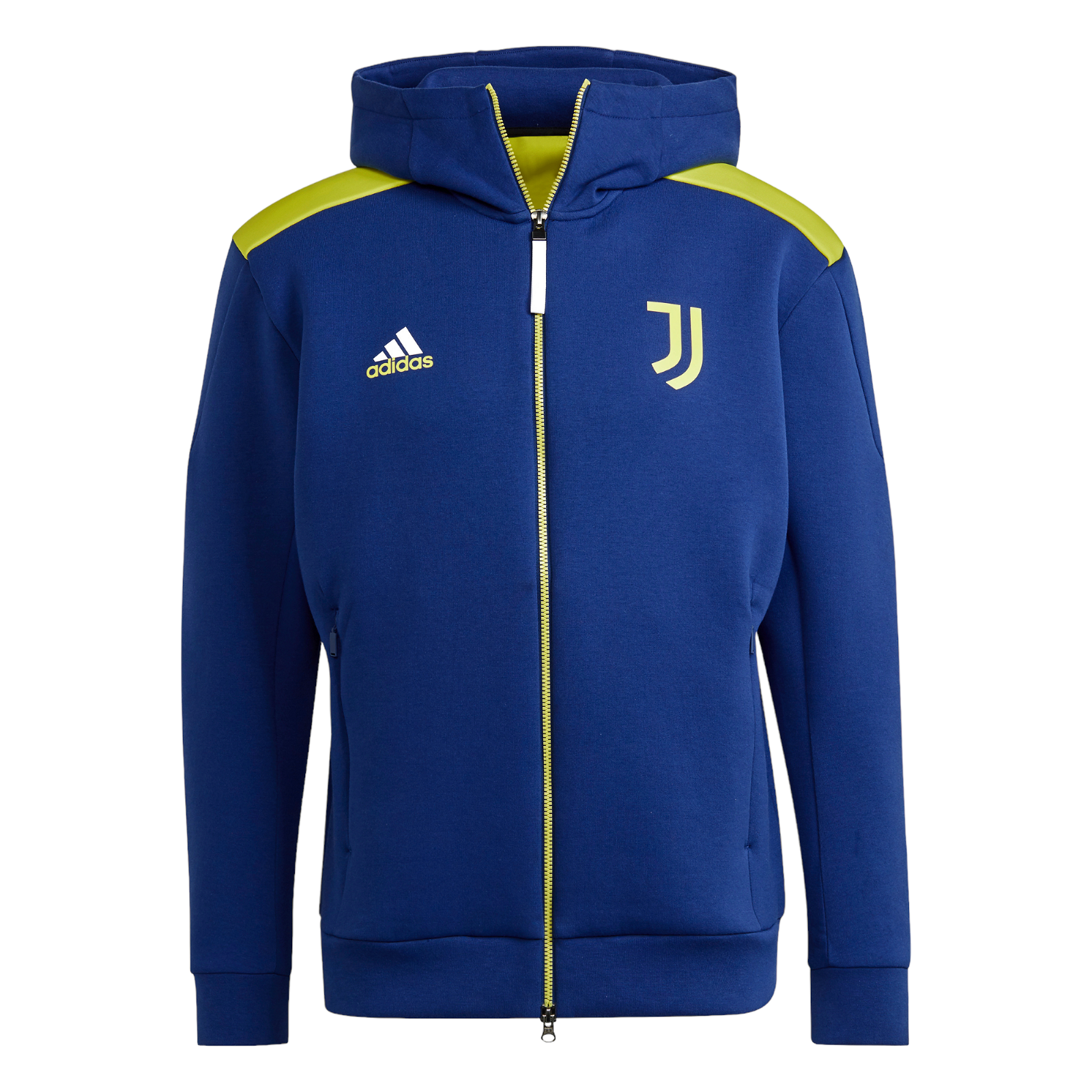 adidas Juventus ZNE Football Jacket - Blue / Yellow - ViaductClothing - -