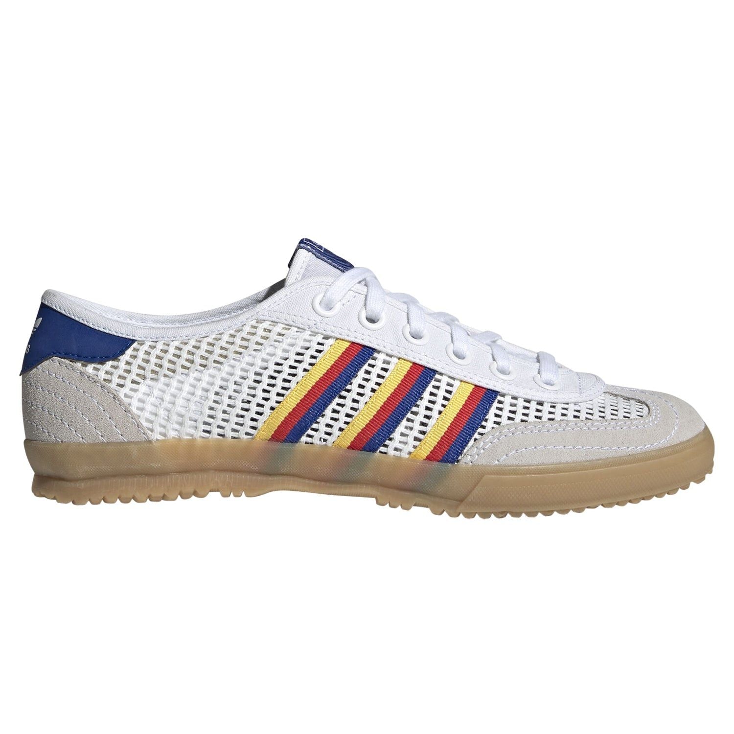 adidas Originals Tischtennis Trainers - White/Red/Yellow - ViaductClothing - -