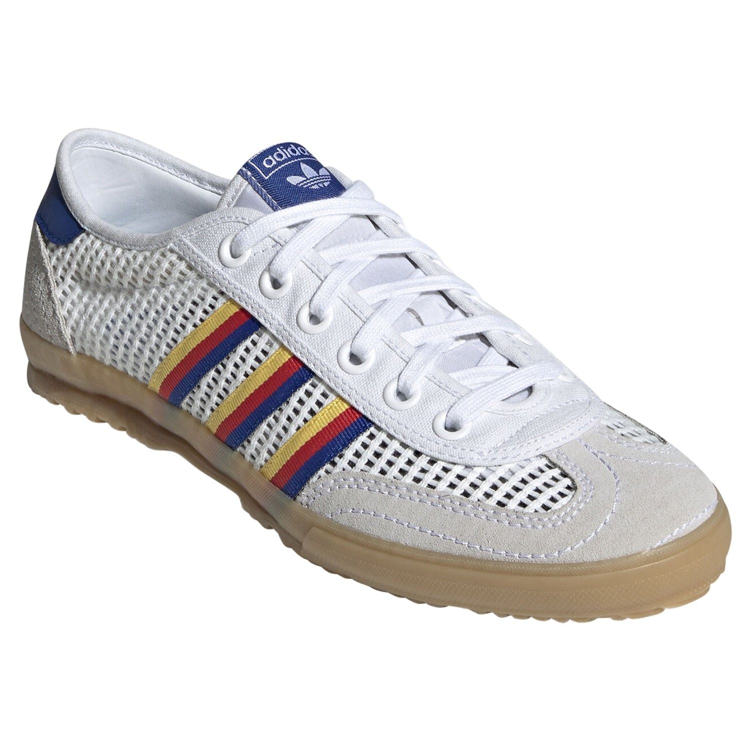 adidas Originals Tischtennis Trainers - White/Red/Yellow - ViaductClothing - -