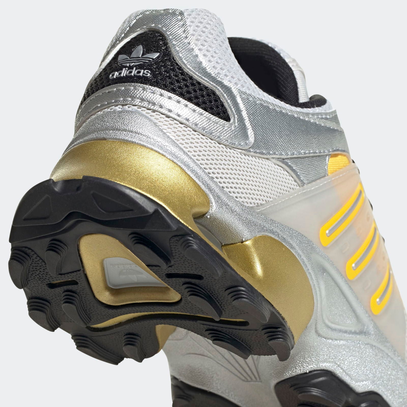 adidas Originals Womens Thesia Shoes - Silver/Yellow - ViaductClothing - -