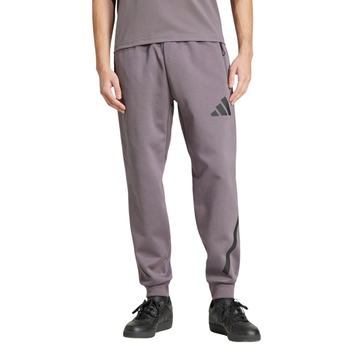 adidas Men's Z.N.E. Tracksuit Bottoms - Grey