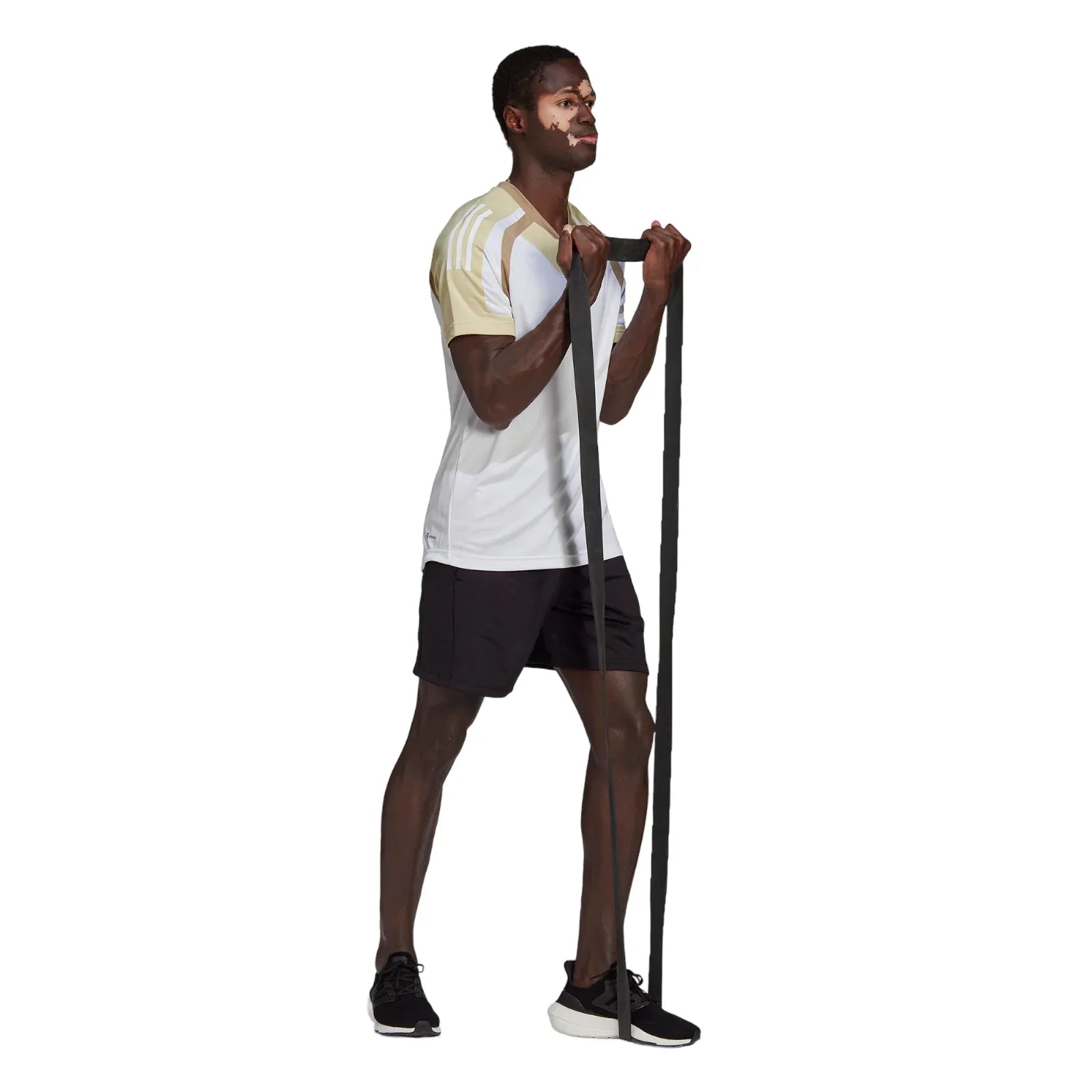 addias Retro AEROREADY Training Jersey Tee - White - ViaductClothing