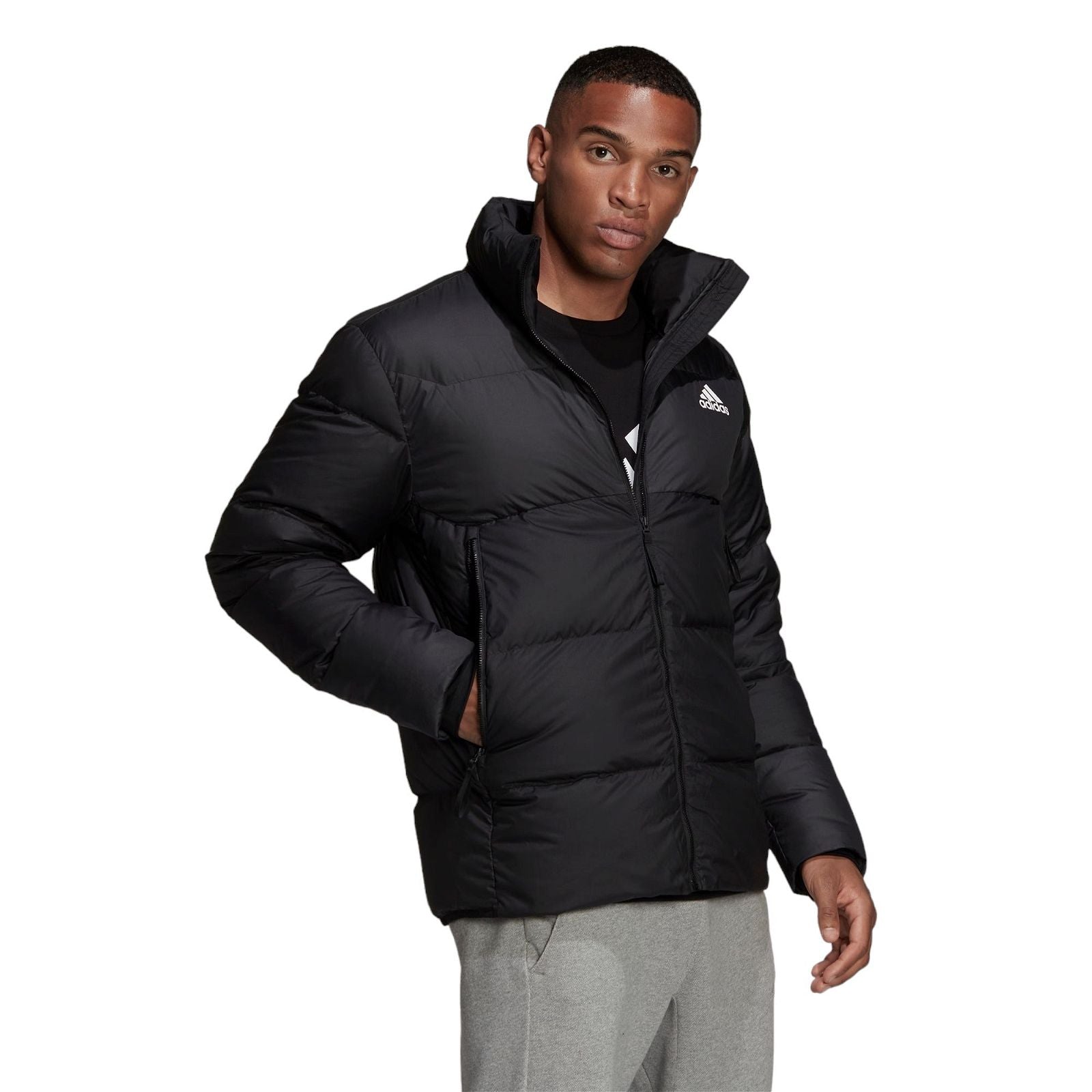 adidas 11.11 Big Baffle Down Puffer Jacket - Black - ViaductClothing - -