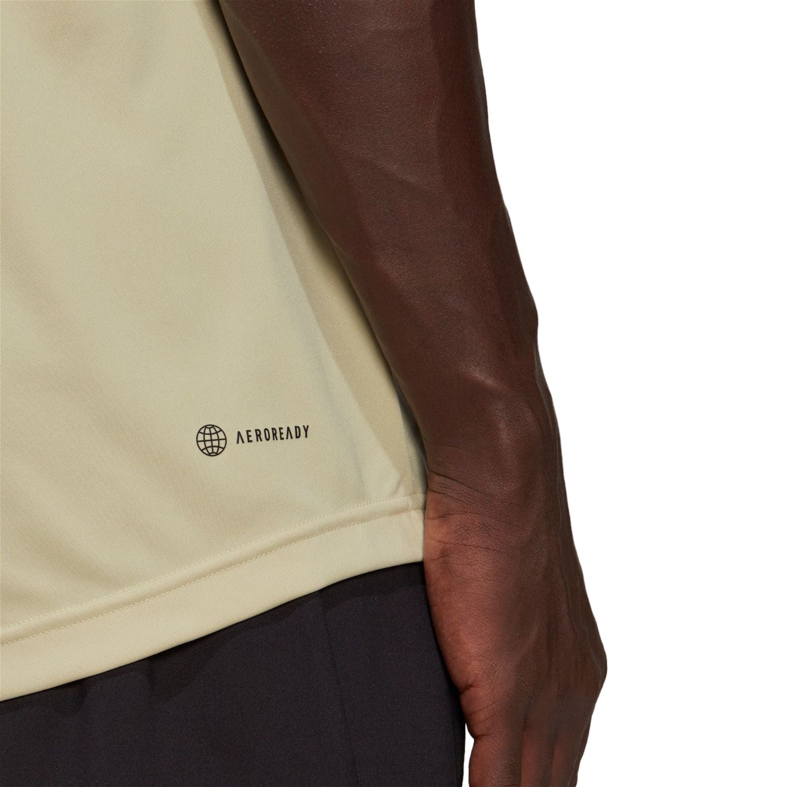 adidas AEROREADY Retro Training Tee - Beige - ViaductClothing - -