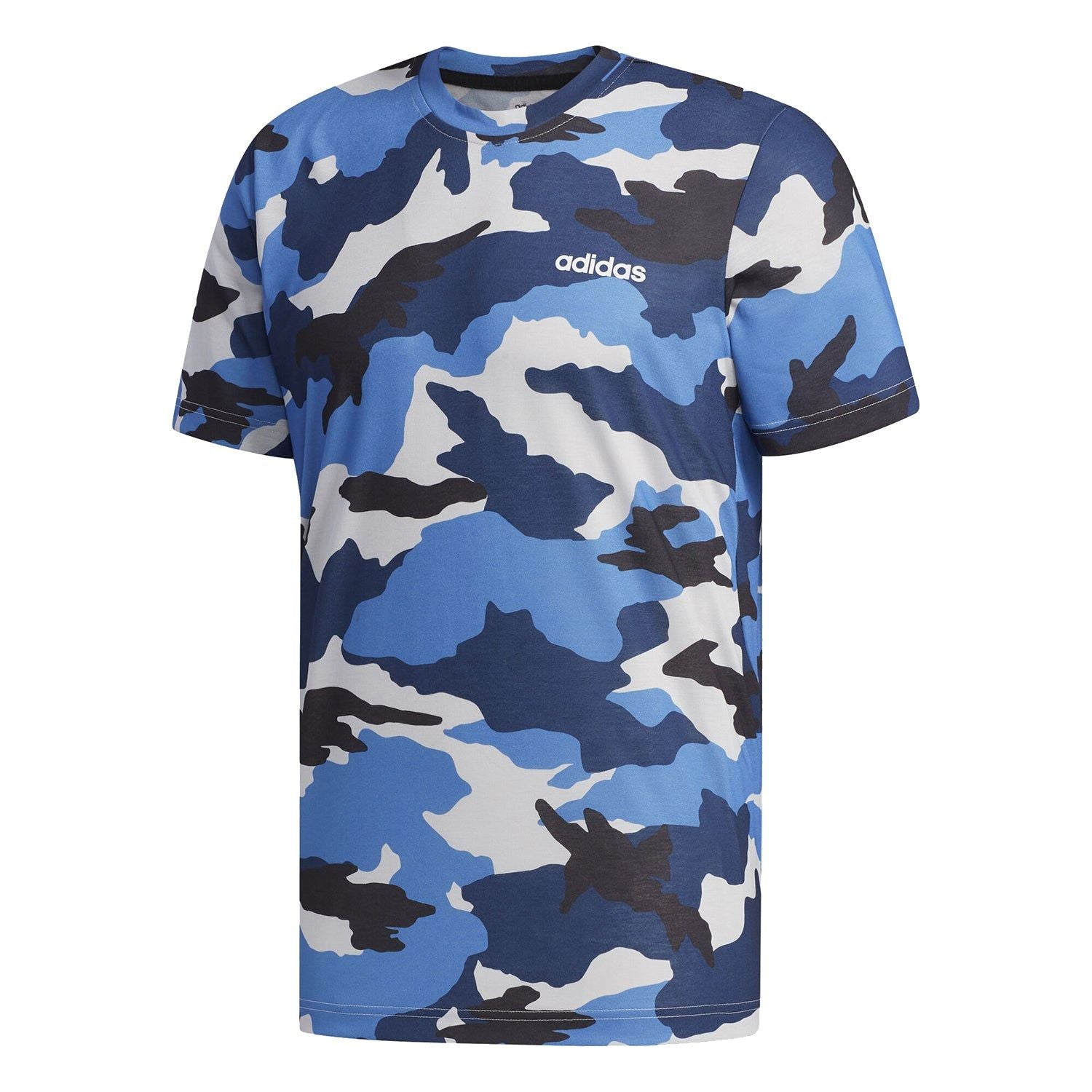 adidas AOP Camo Tee - Blue - ViaductClothing - -