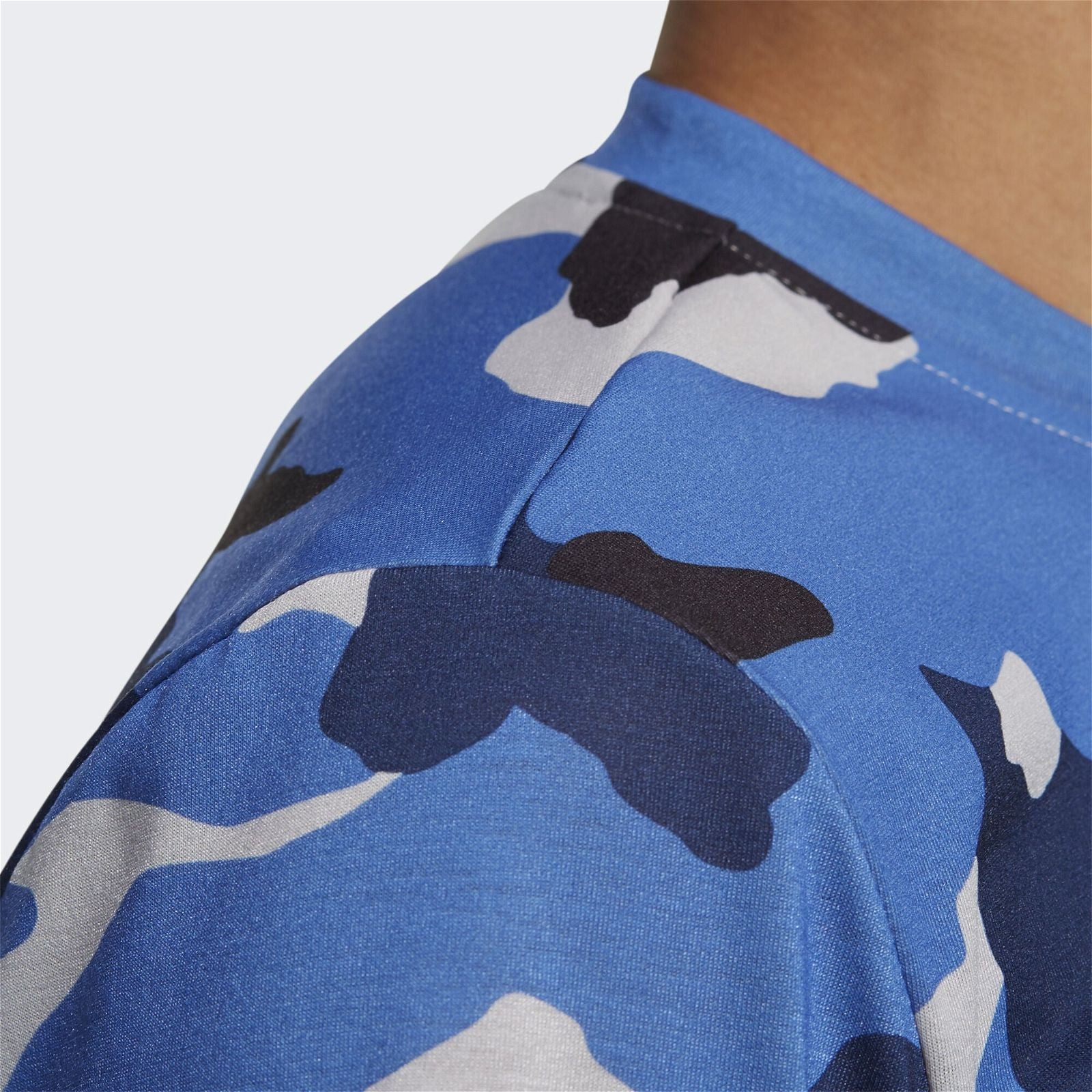 adidas AOP Camo Tee - Blue - ViaductClothing - -