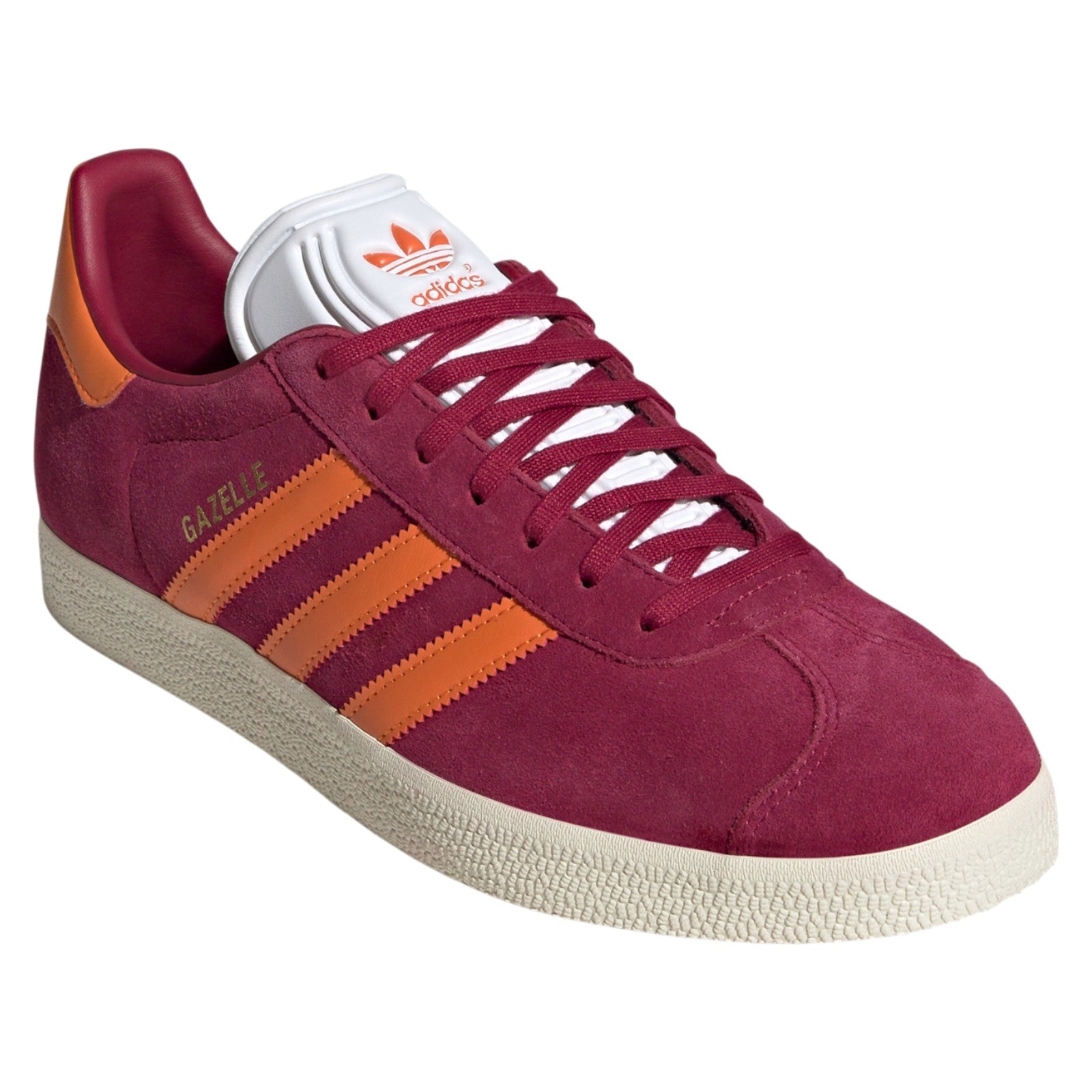 adidas Originals AS Roma Bring Back Gazelle Shoes - Legacy Burgundy / Unity Orange