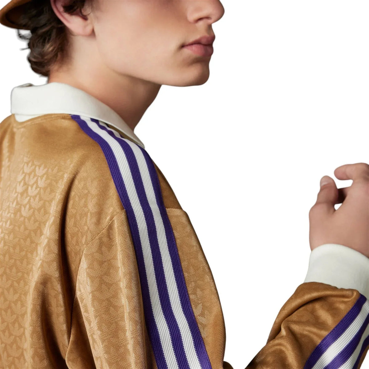adidas Adicolor Heritage Now Vintage Long Sleeve Tee - Brown - ViaductClothing